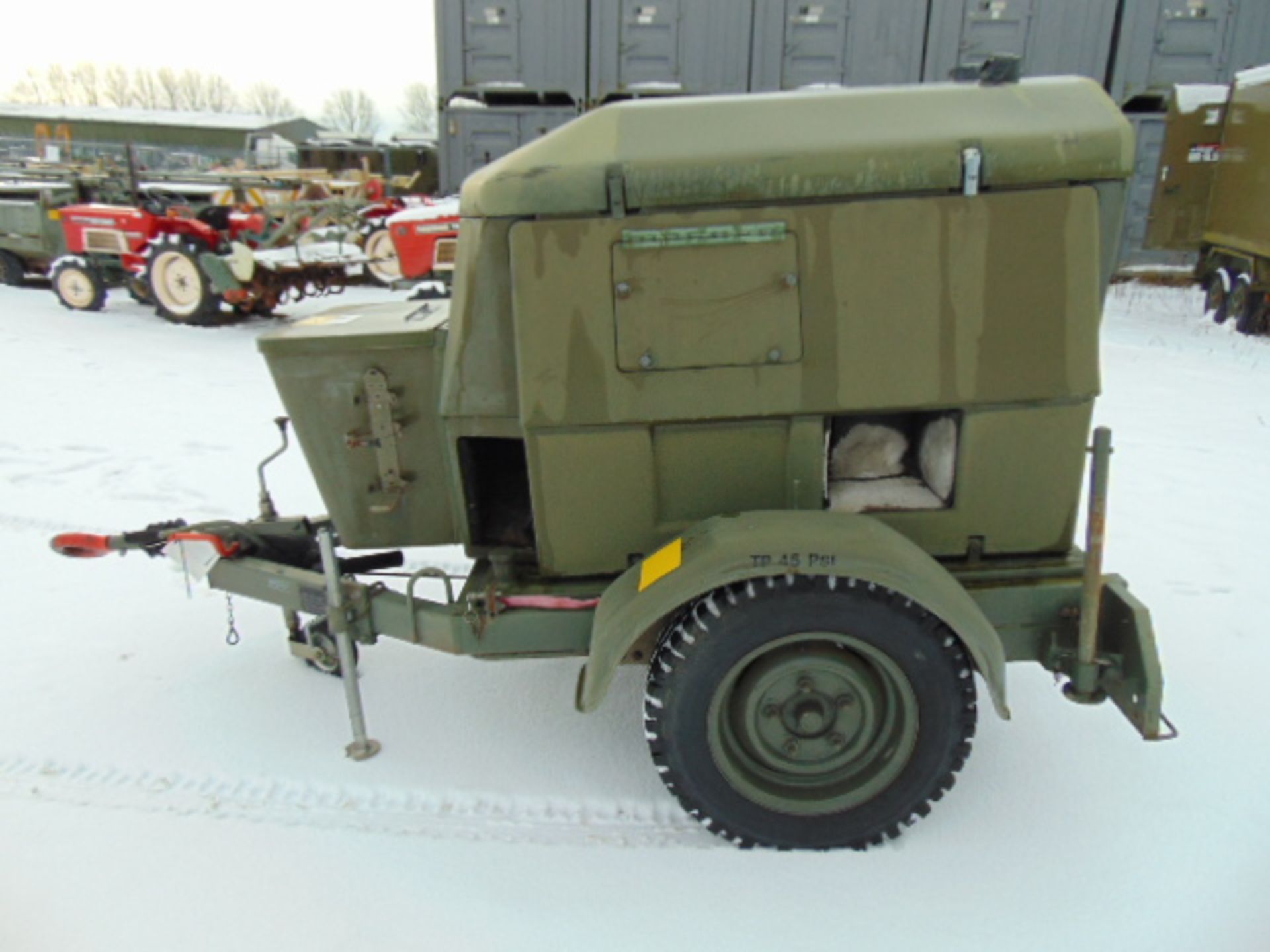 Ex Uk Royal Air Force Trailer Mounted 25 KVA Generator - Image 4 of 15