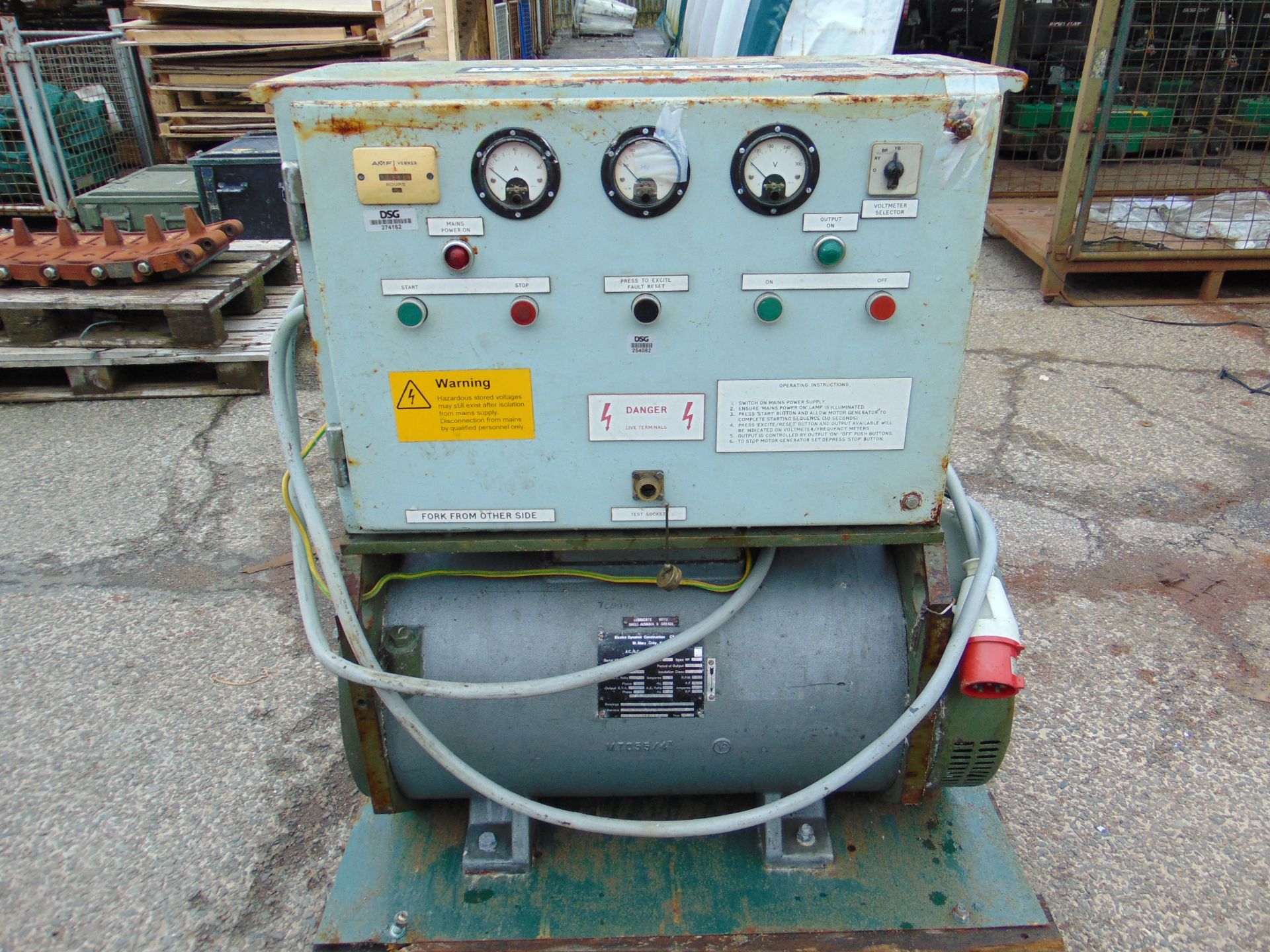 15 KVA Motor Generator 415/380 volt 50 Hz