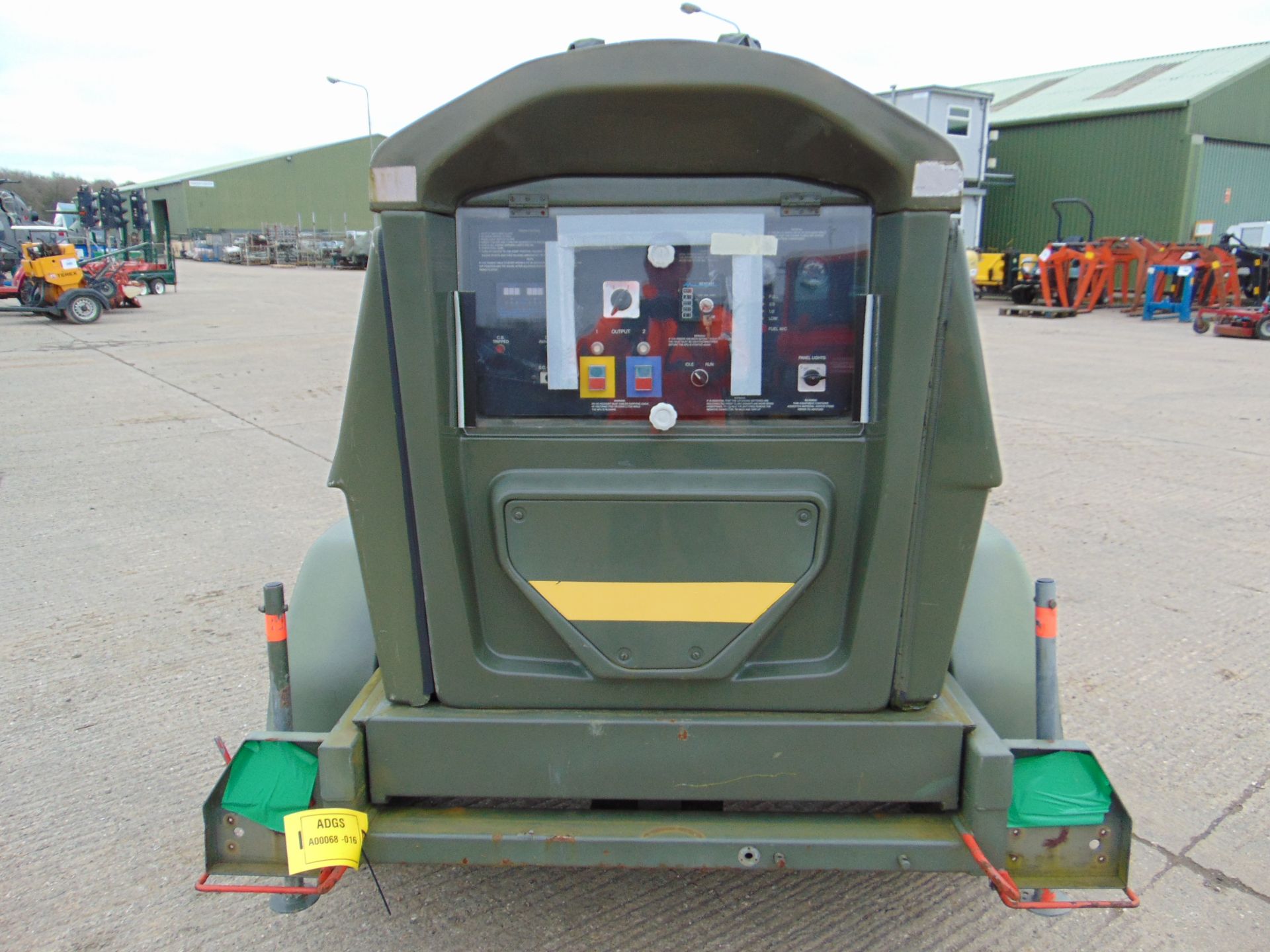 Ex Uk Royal Air Force Trailer Mounted 25 KVA Generator - Image 7 of 16