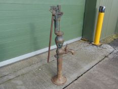 Genuine Anitique Full Size Cast Iron Water Pump