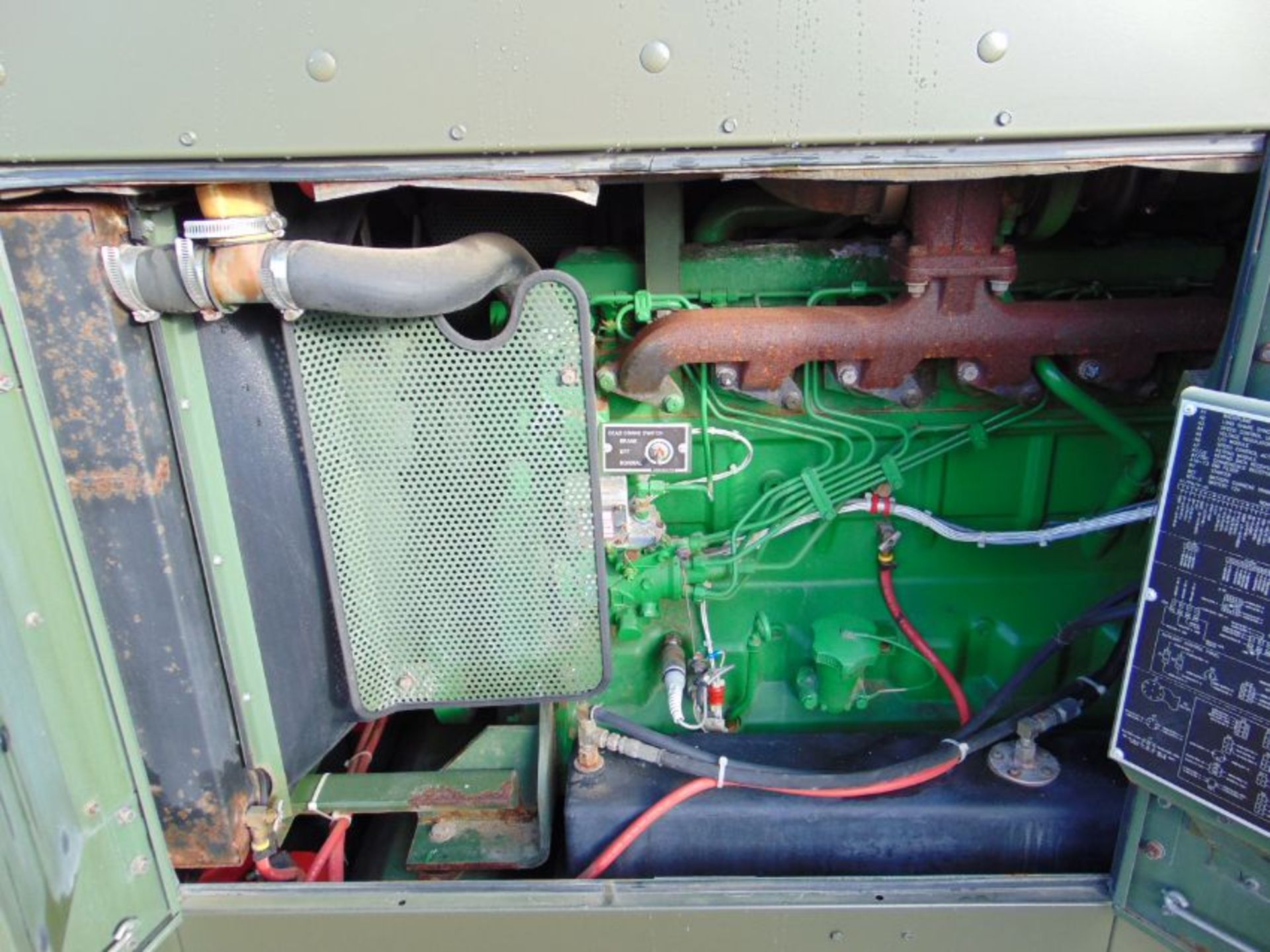 MEP-806B John Deere Diesel Powered 3 phase 75KVA 60KW-50/60HZ Generator - Image 10 of 19