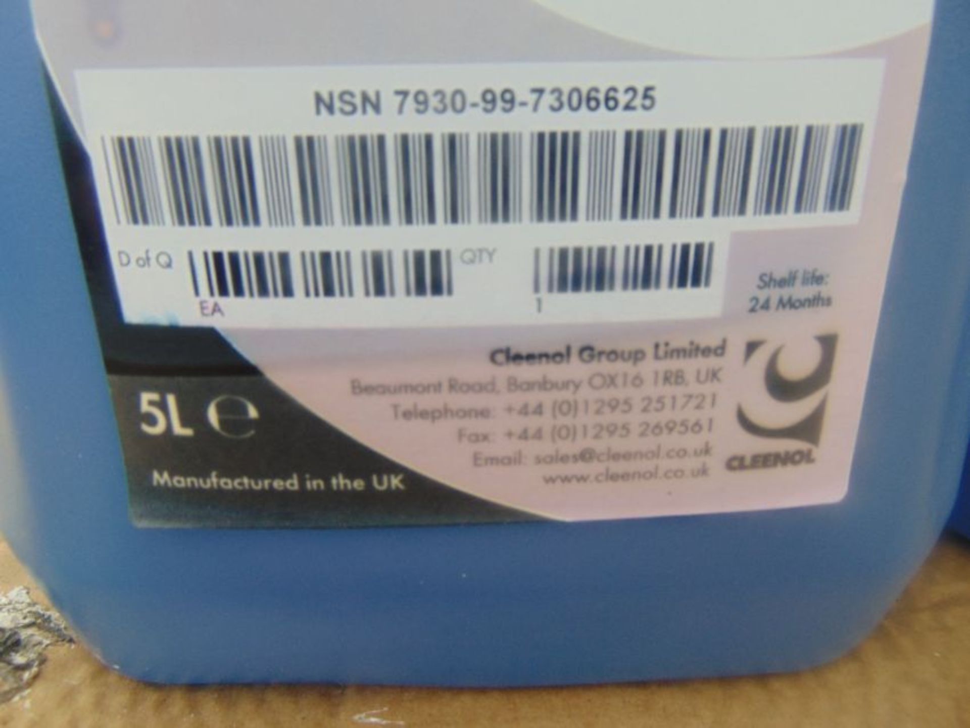 15 x UNISSUED Cleenol 5l MoD Dishwasher Rinseaid - Image 4 of 4