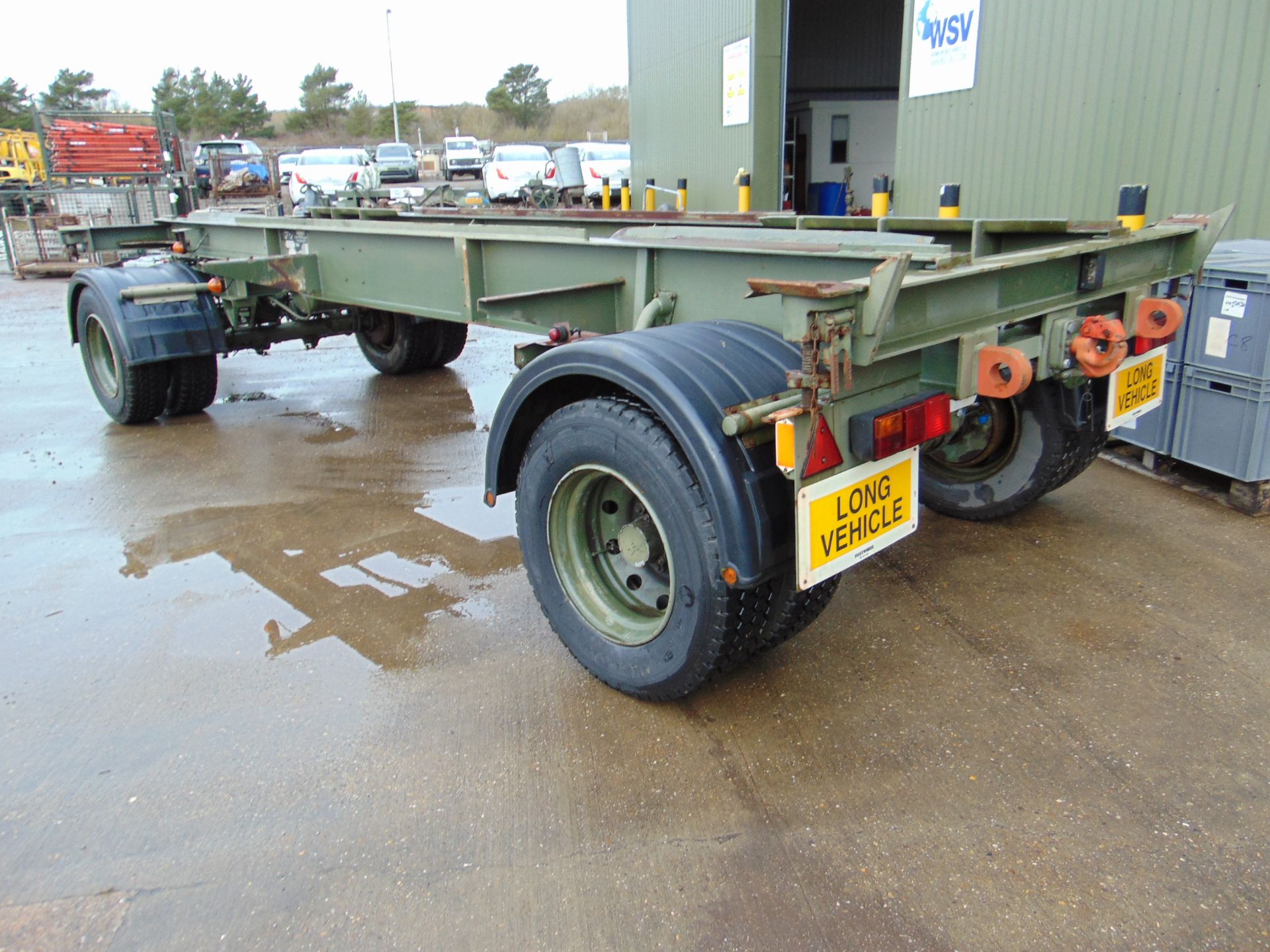 King DB20 2 axle drawbar skeletal trailer - Image 5 of 15