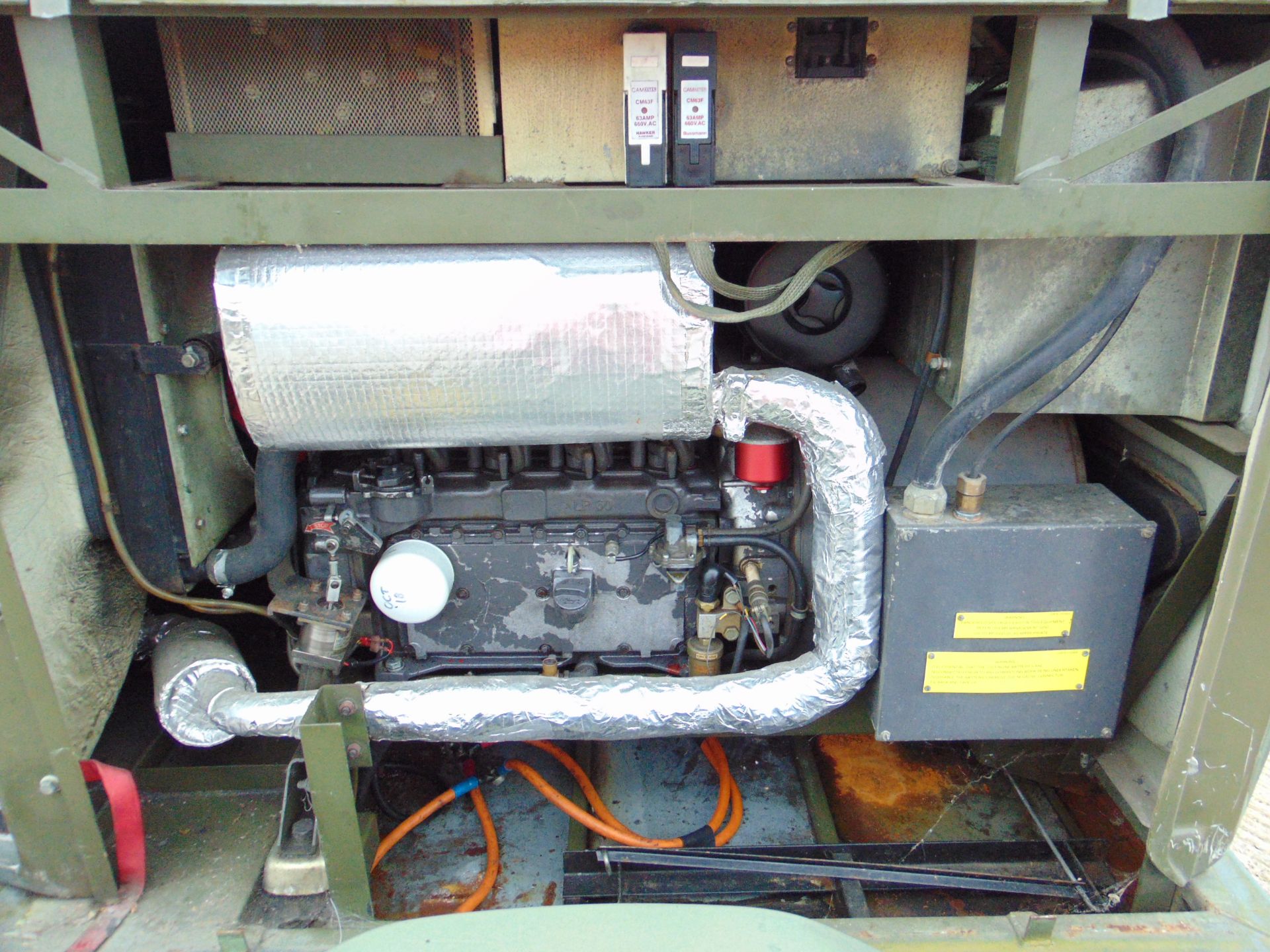 Ex Uk Royal Air Force Trailer Mounted 25 KVA Generator - Image 10 of 16