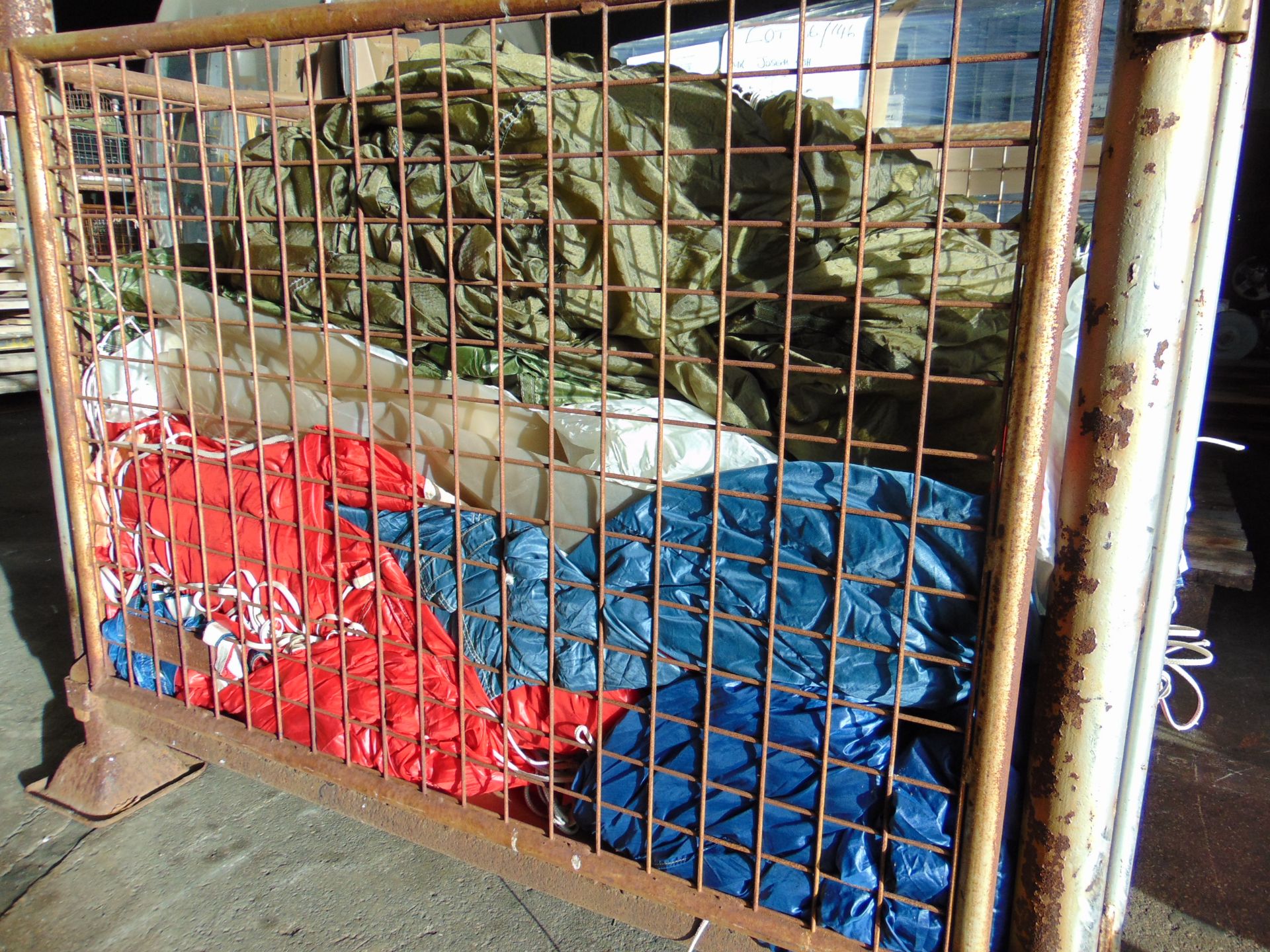 Stillage of Parachute Canopies Various Colours - Image 2 of 4