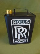 ROLLS ROYCE 1 GALL PETROL/OIL CAN WITH BRASS CAP