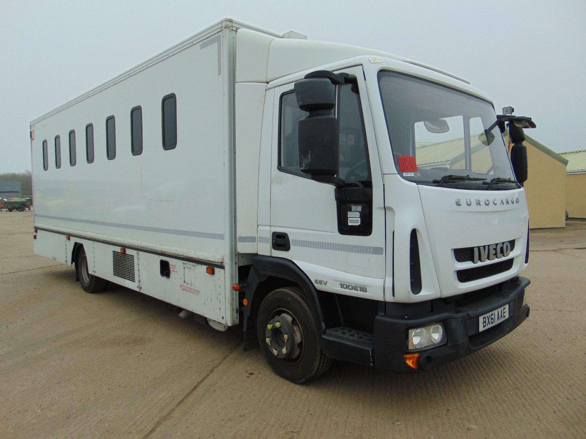 2011 Iveco Eurocargo 100E18 Day Cab Box Van 4x2 3.9L Diesel - Prison/Secure Transport Vehicle