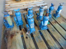 Q 8 x Weber 3 Tonne Hydraulic Jacks
