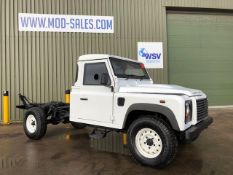 NEW UNUSED EXPORT SPECIFICATION LAND ROVER DEFENDER ARMOURED 130 CHASSIS CAB