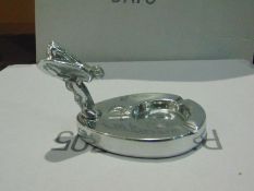 BEAUTIFUL ROLLS ROYCE SPIRIT OF ECSTASY ALUMINIUM ASH TRAY