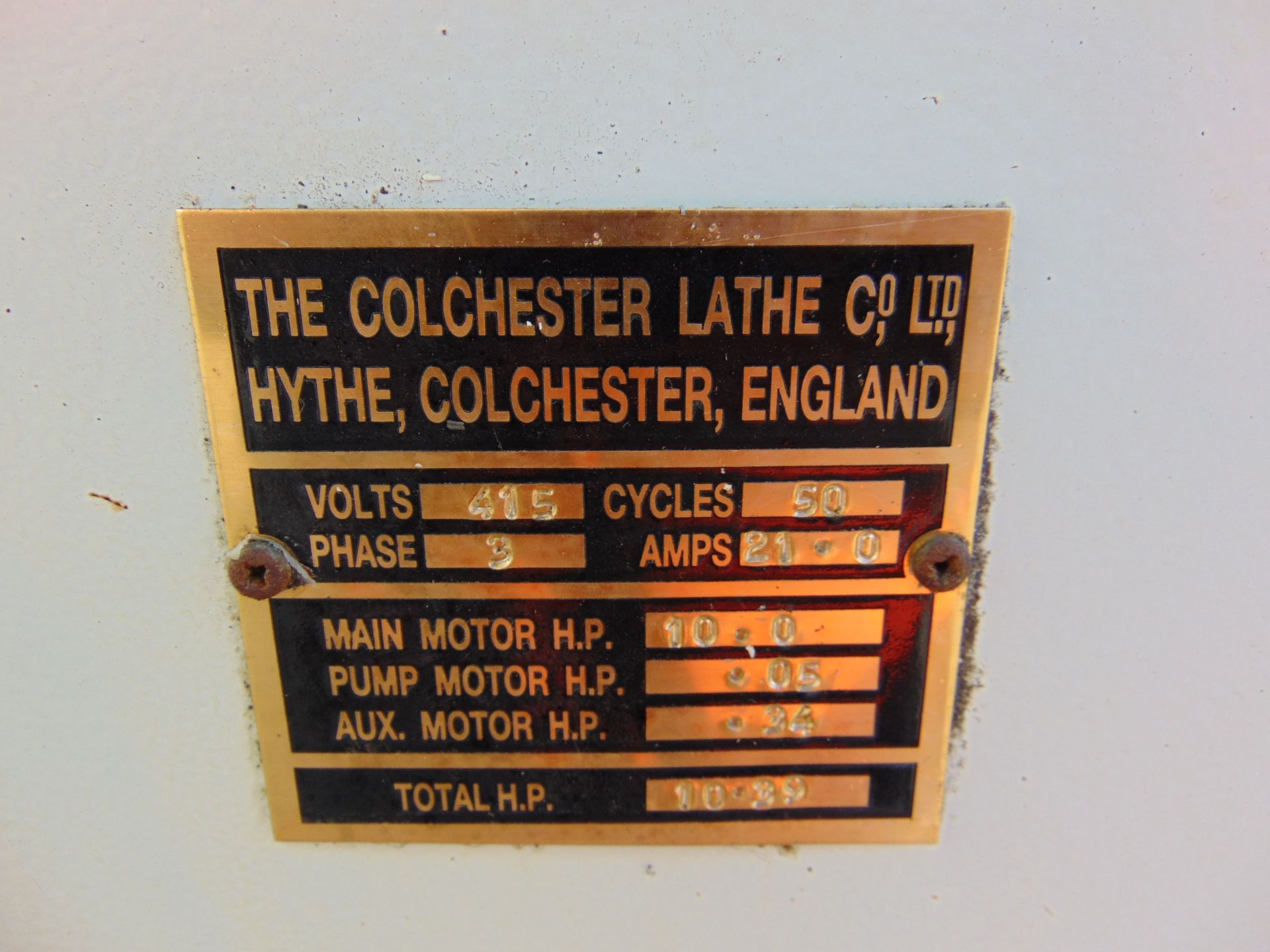 Colchester Master 3250 Lathe - Bild 12 aus 13