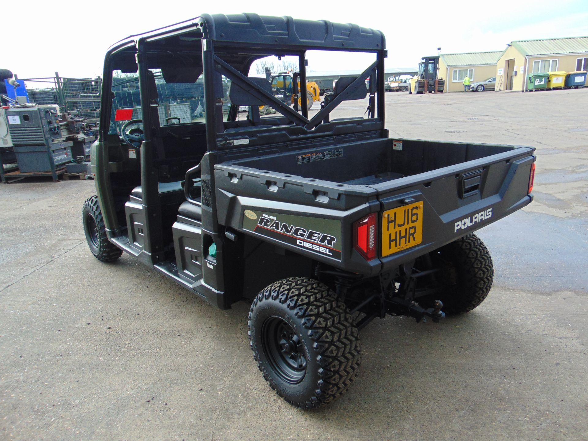 Polaris Ranger Crew Cab Diesel Utility Vehicle 1,190 Hrs only from Govt Dept - Image 9 of 25