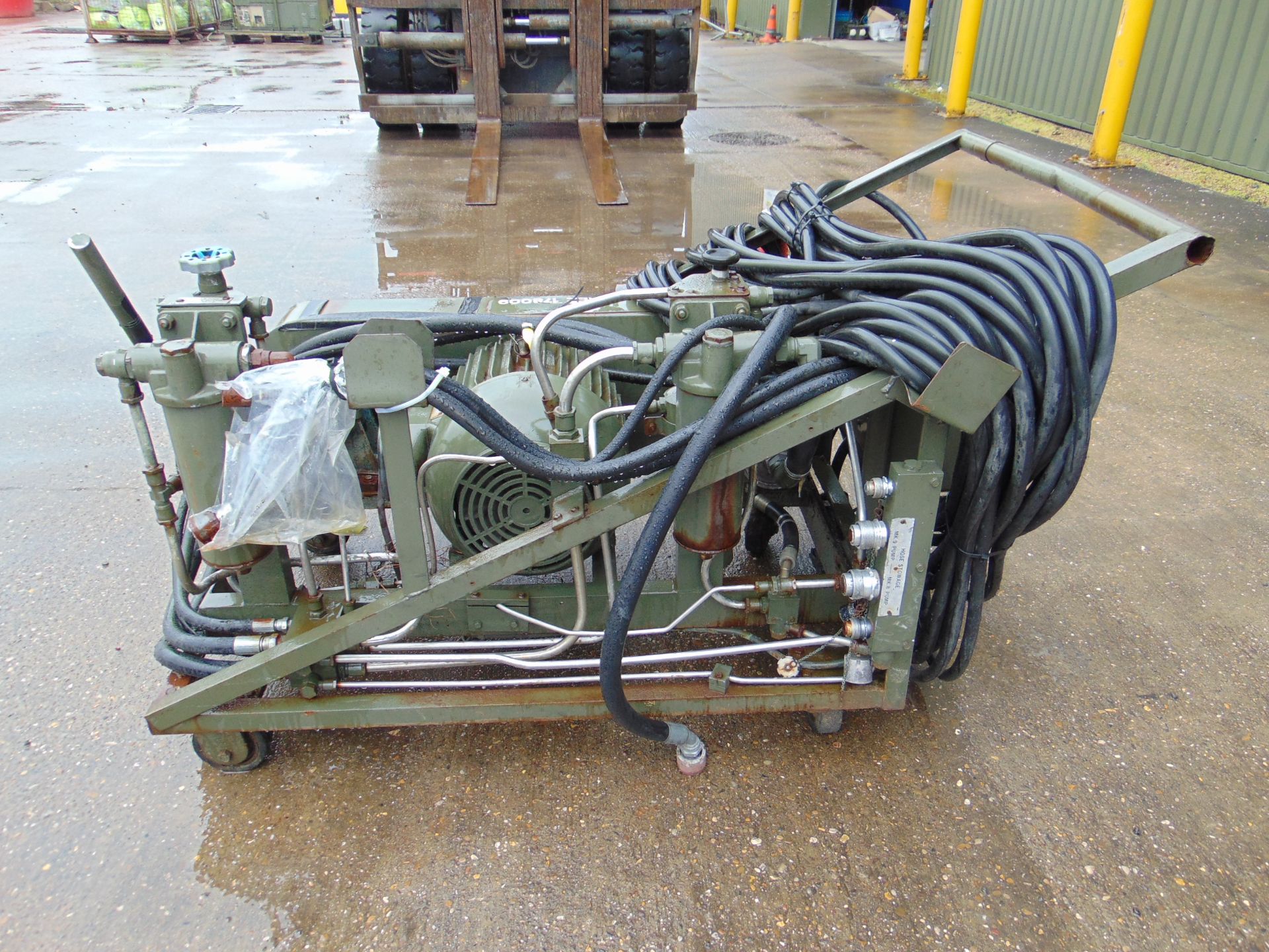 Direct Govt.Dept 3 Phase Hydraulic Power Unit Dual Pumps c/w HD Power Lead - Image 8 of 14