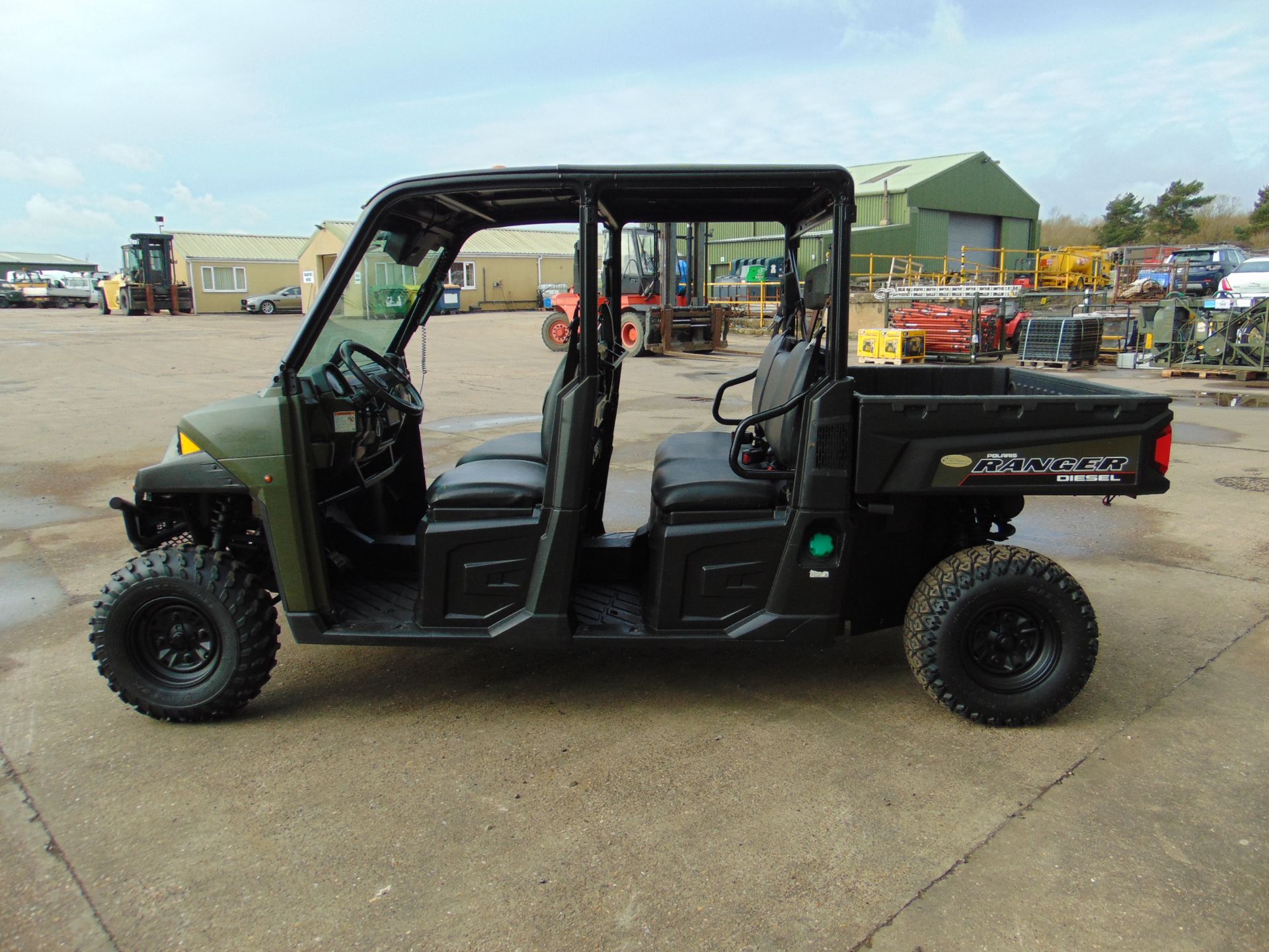 Polaris Ranger Crew Cab Diesel Utility Vehicle 1,190 Hrs only from Govt Dept - Image 5 of 25