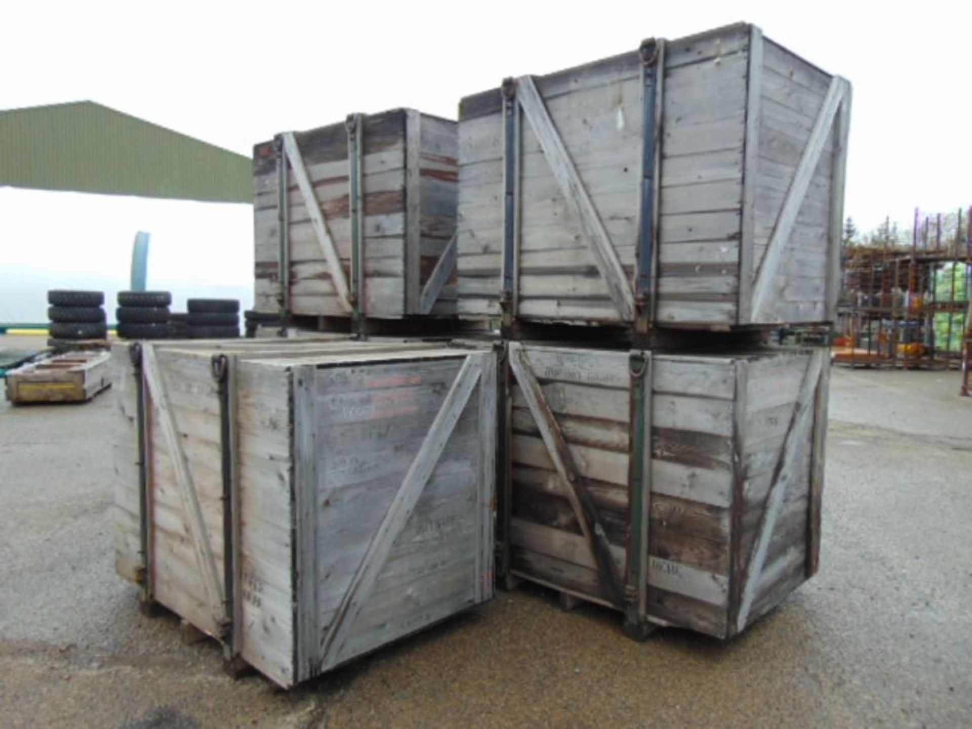 Qty 5 x Heavy Duty Engine Shipping Crate - Image 3 of 5