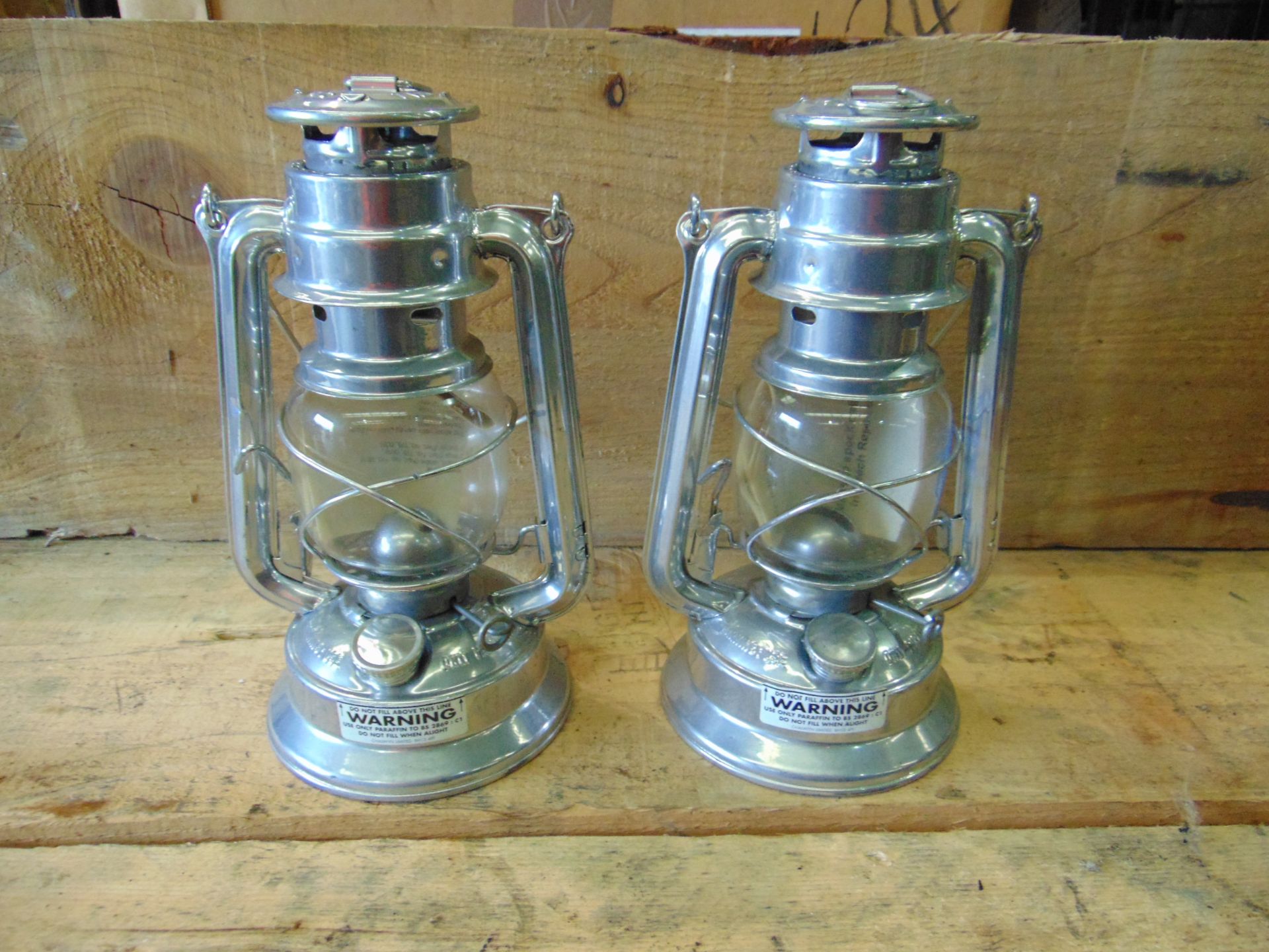 2 x Unissued Vintage Chalwyn Tropic Hurricane Lamps