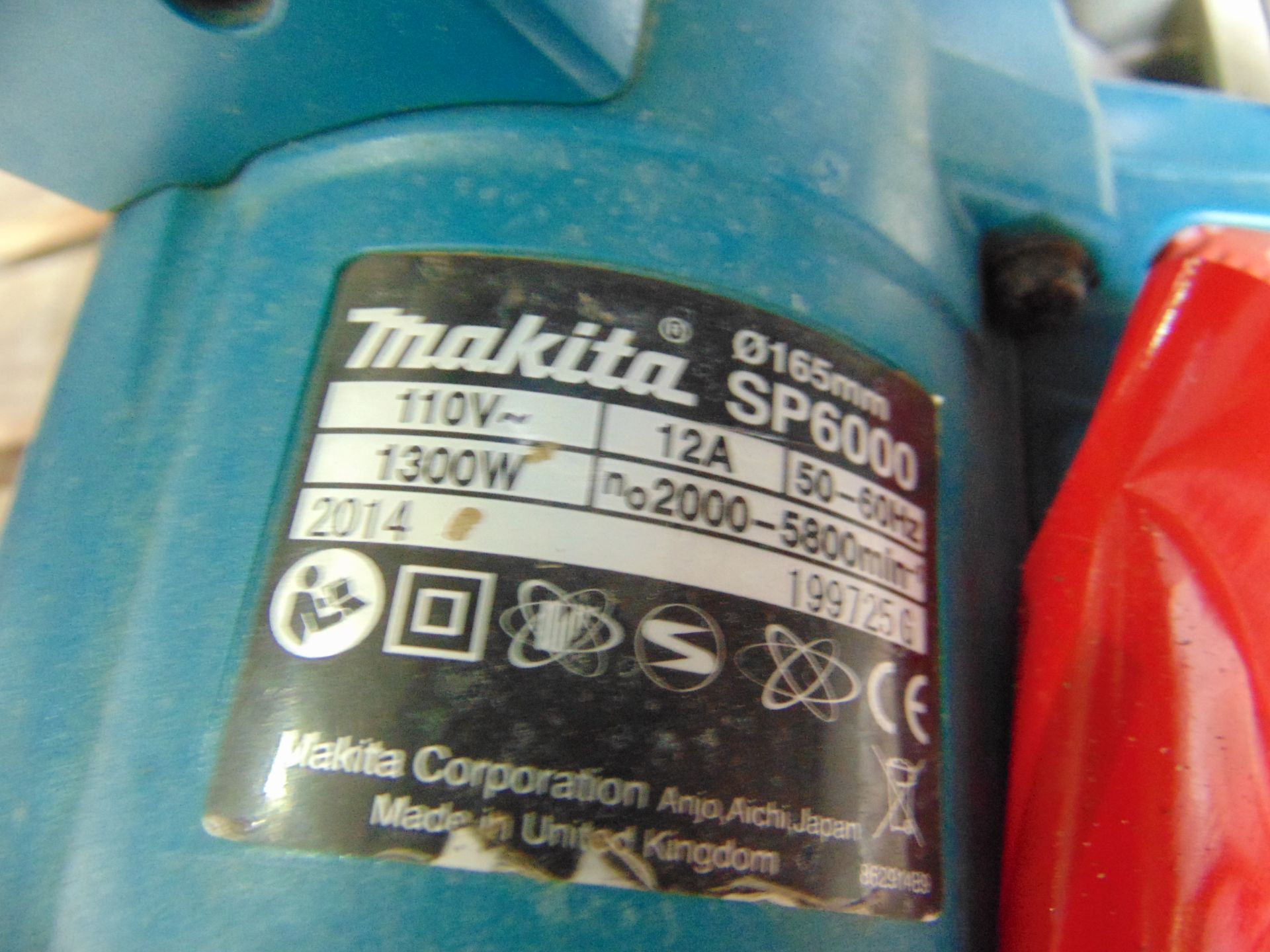 Makita SP6000 165mm Plunge Cut Circular Saw - Image 5 of 5