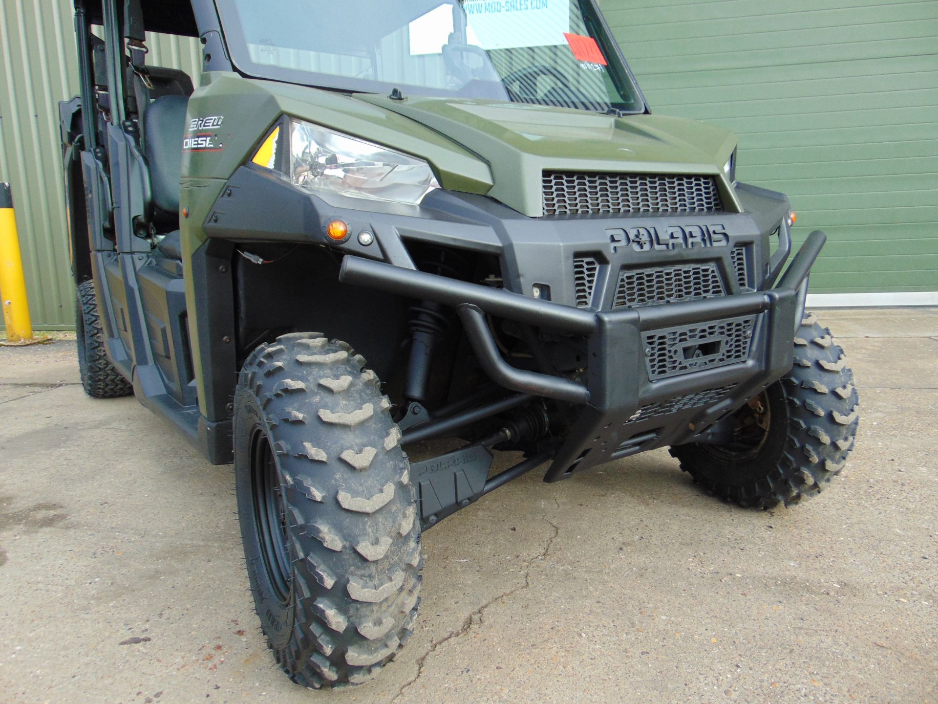 Polaris Ranger Crew Cab Diesel Utility Vehicle 1,190 Hrs only from Govt Dept - Image 11 of 25