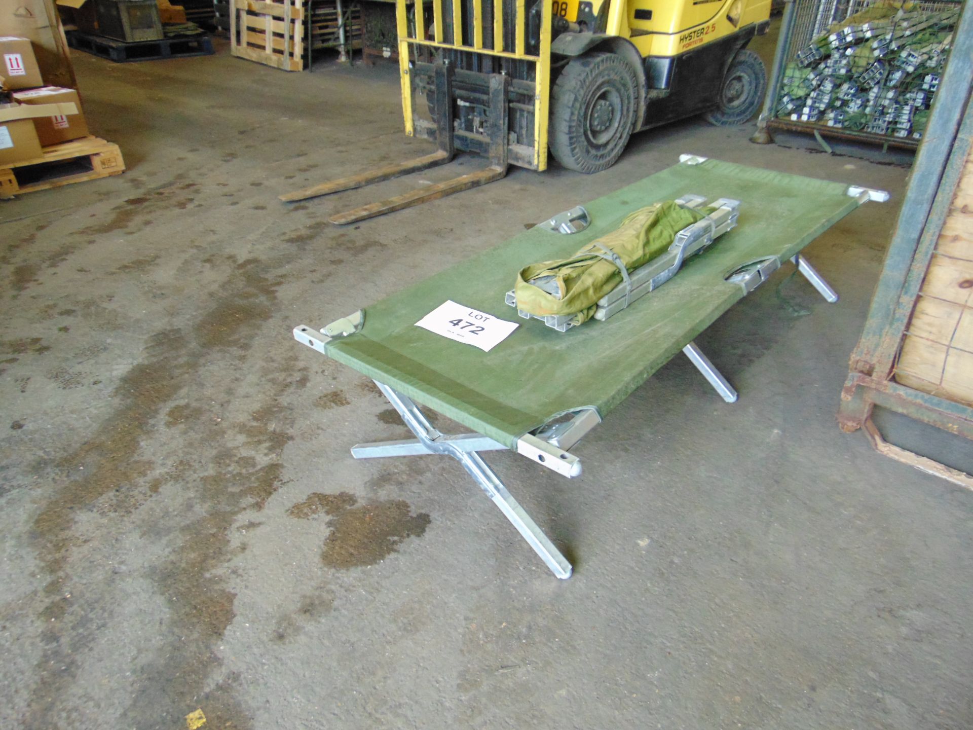 2X MOD ISSUE LIGHWEIGHT CAMP BEDS SERVICEABLE CONDITION. - Image 3 of 3