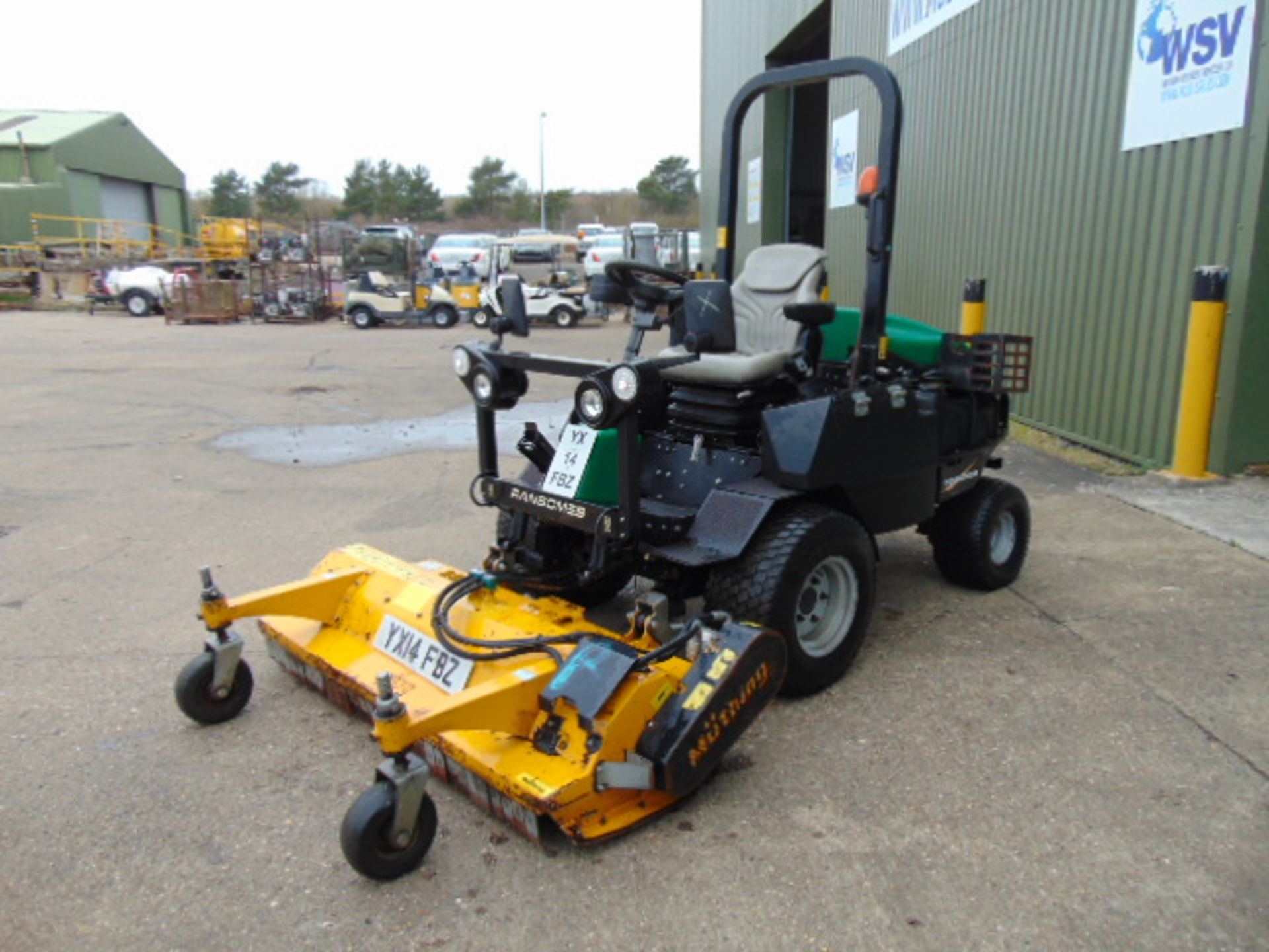 2014 Ransomes HR300 C/W Muthing Outfront Flail Mower ONLY 2,258 HOURS! - Bild 3 aus 19