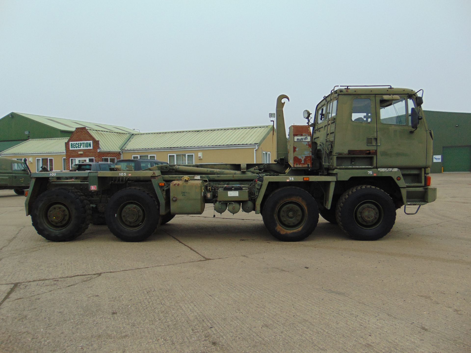 DAF 8x6 DROPS Multilift LHD Hook Loader - Image 5 of 28