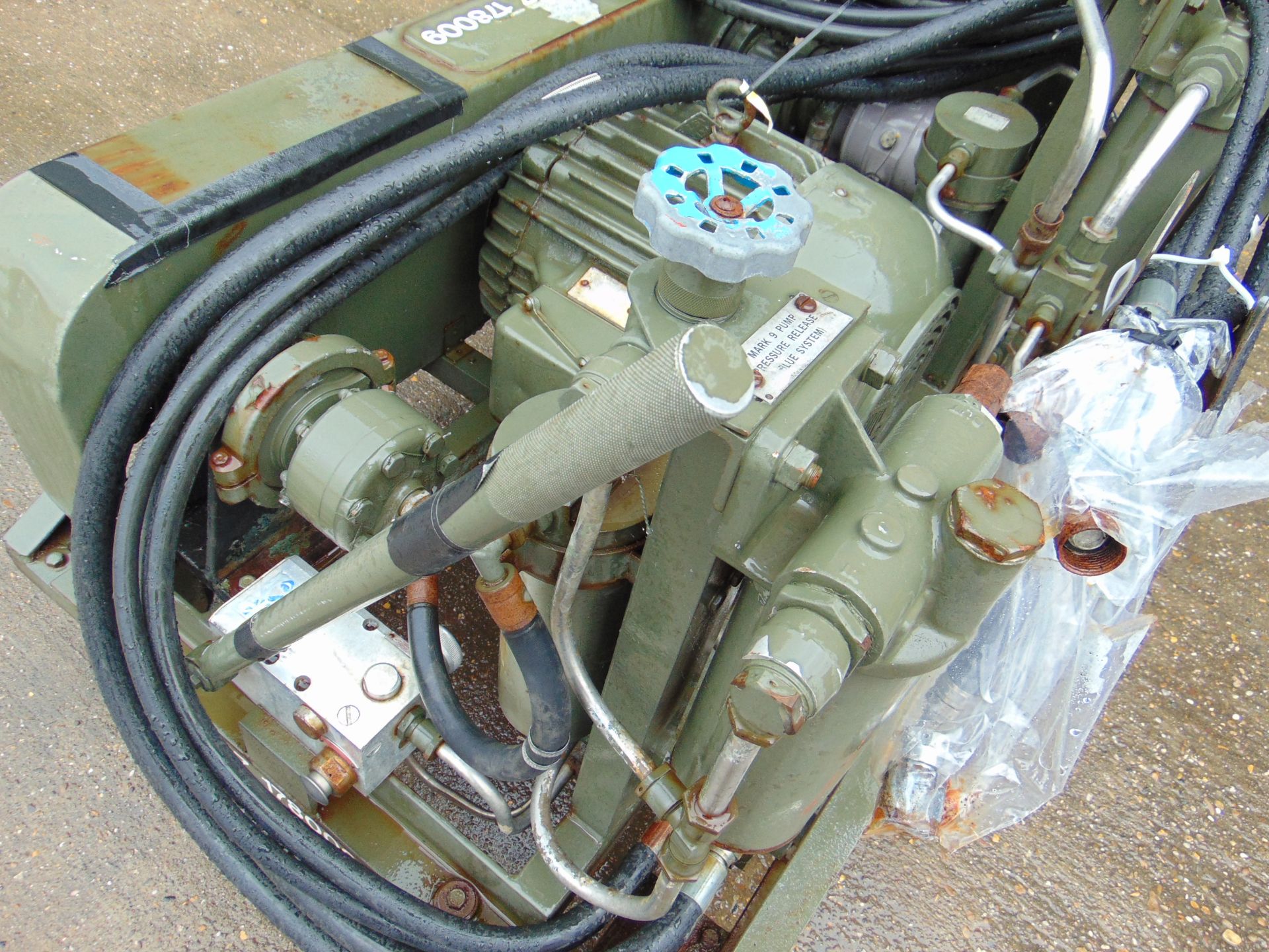Direct Govt.Dept 3 Phase Hydraulic Power Unit Dual Pumps c/w HD Power Lead - Image 10 of 14