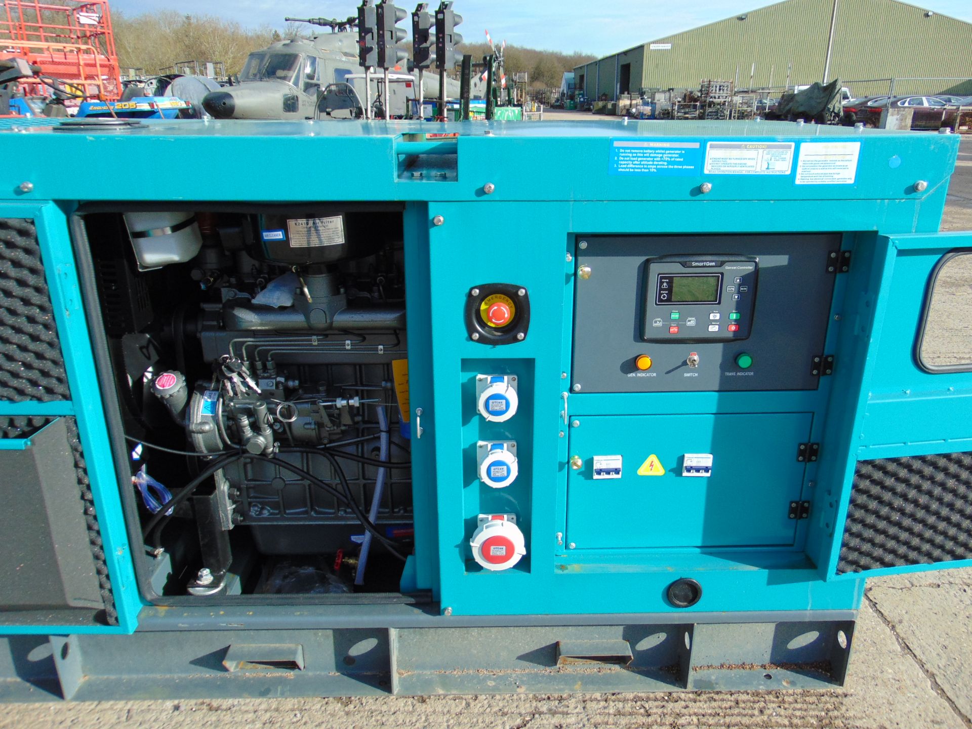 2020 UNISSUED 50 KVA 3 Phase Silent Diesel Generator Set - Image 7 of 18