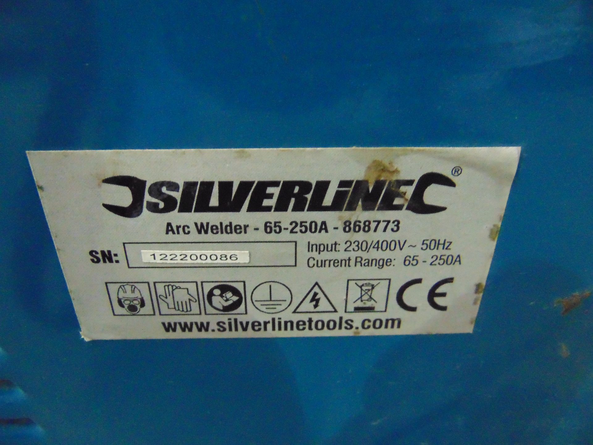 Silverline 868773 Arc Welder 65-250 A - Image 5 of 6
