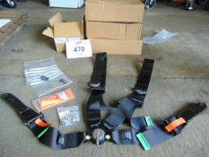 4X FULL HARNESS SEAT BELT KITS UNISSUED