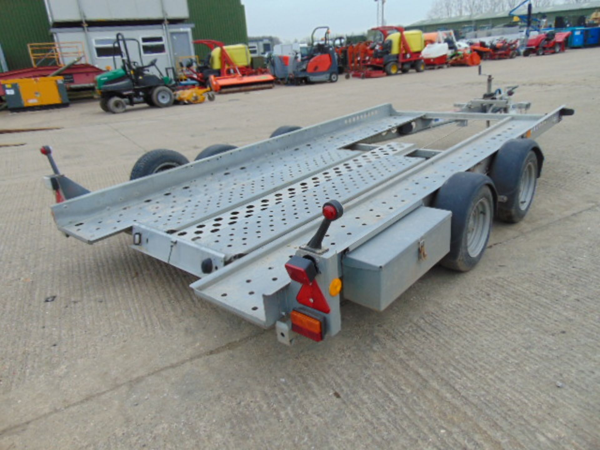Ifor Williams Twin Axle Car Transporter Trailer c/w Pull Out Ramps - Image 5 of 16