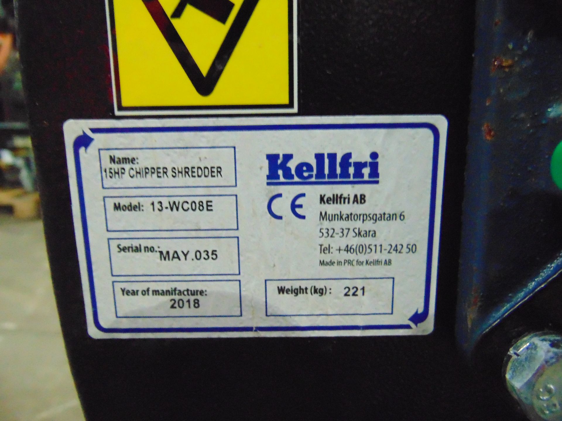 ** BRAND NEW ** Kellfri Petrol Driven Wood Chipper - Bild 13 aus 13