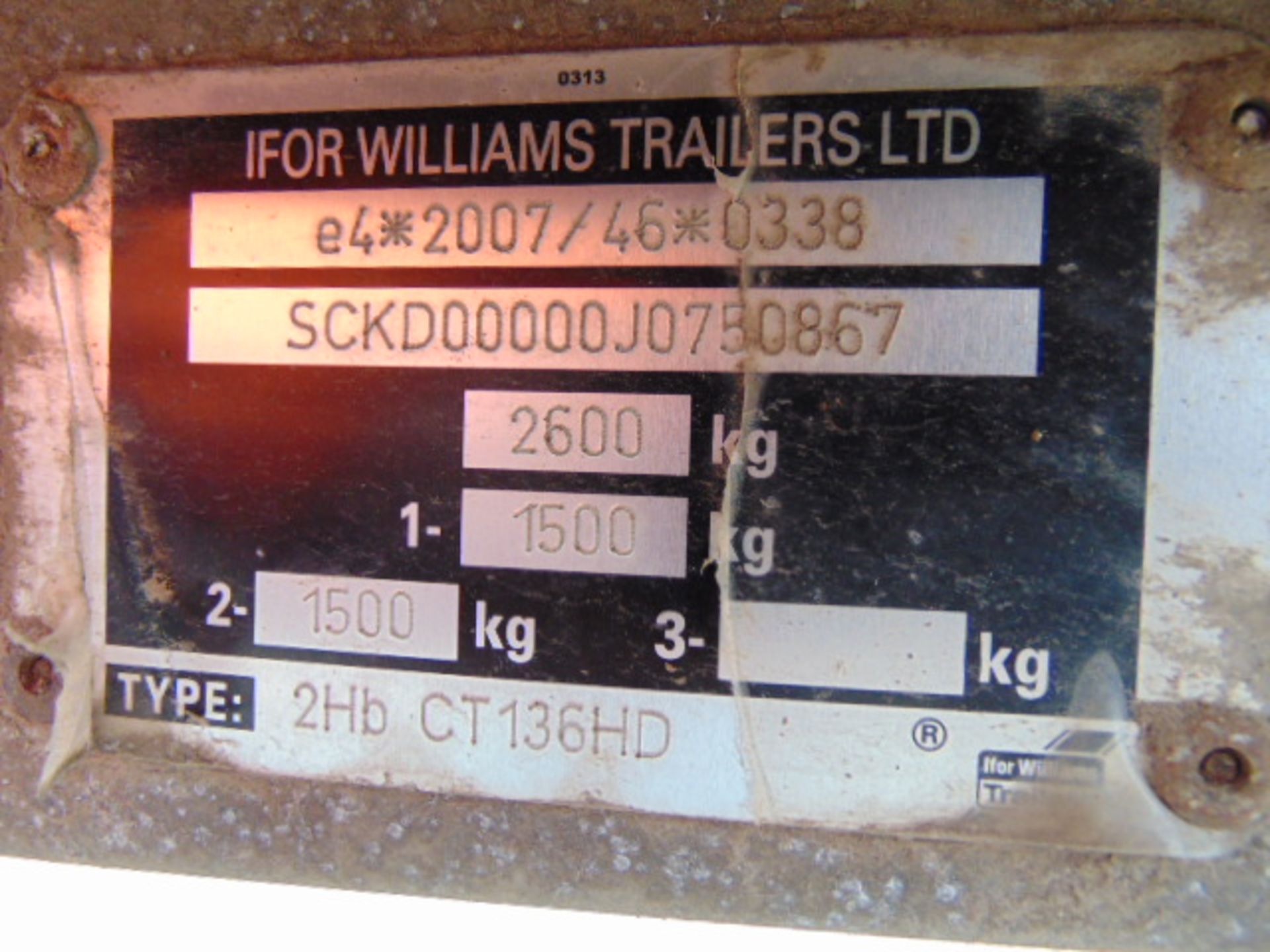 Ifor Williams Twin Axle Car Transporter Trailer c/w Pull Out Ramps - Image 16 of 16