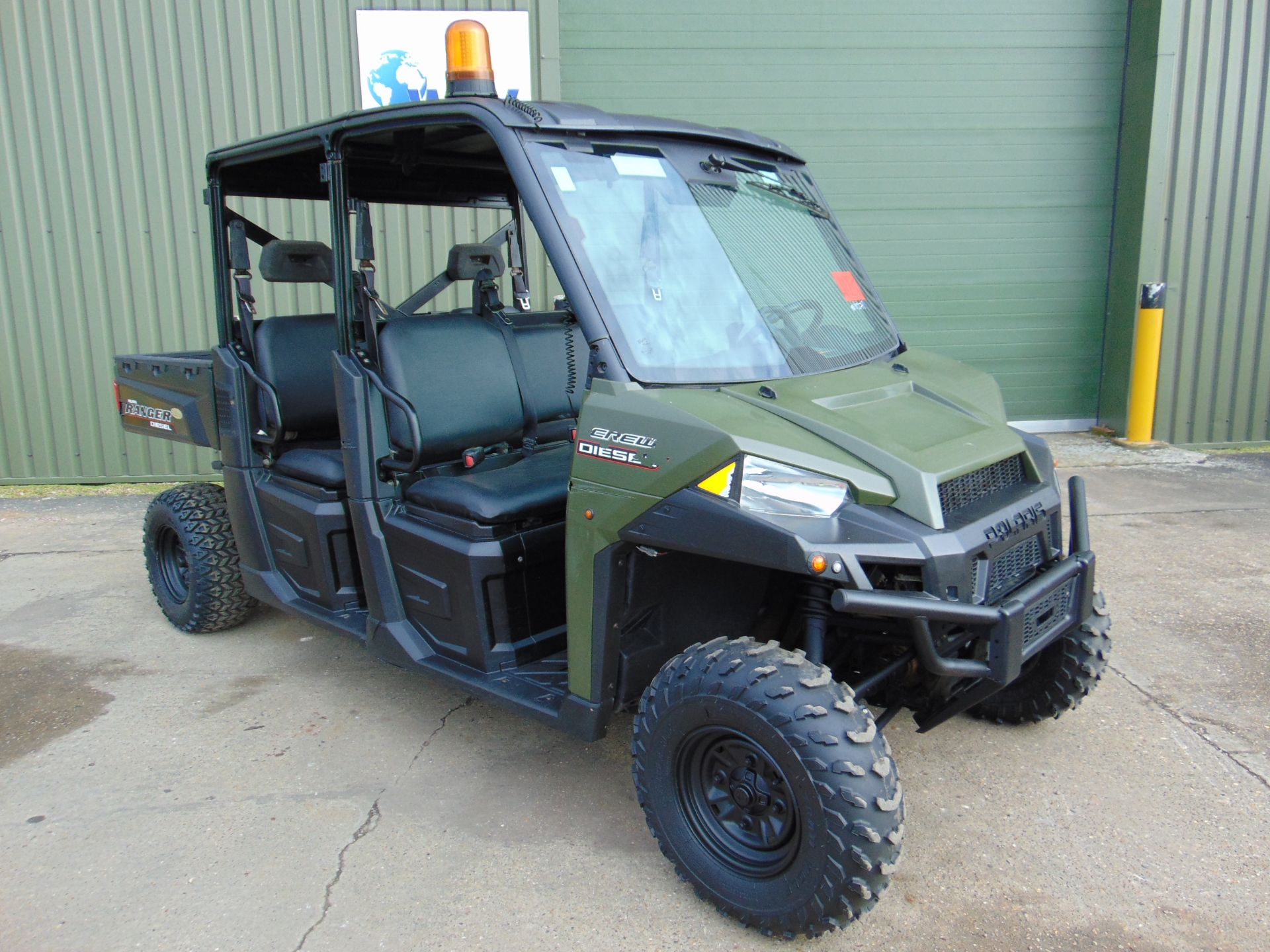 Polaris Ranger Crew Cab Diesel Utility Vehicle 1,190 Hrs only from Govt Dept