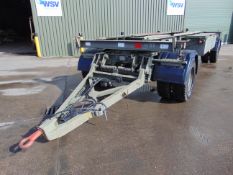 King DB20 2 axle drawbar skeletal trailer