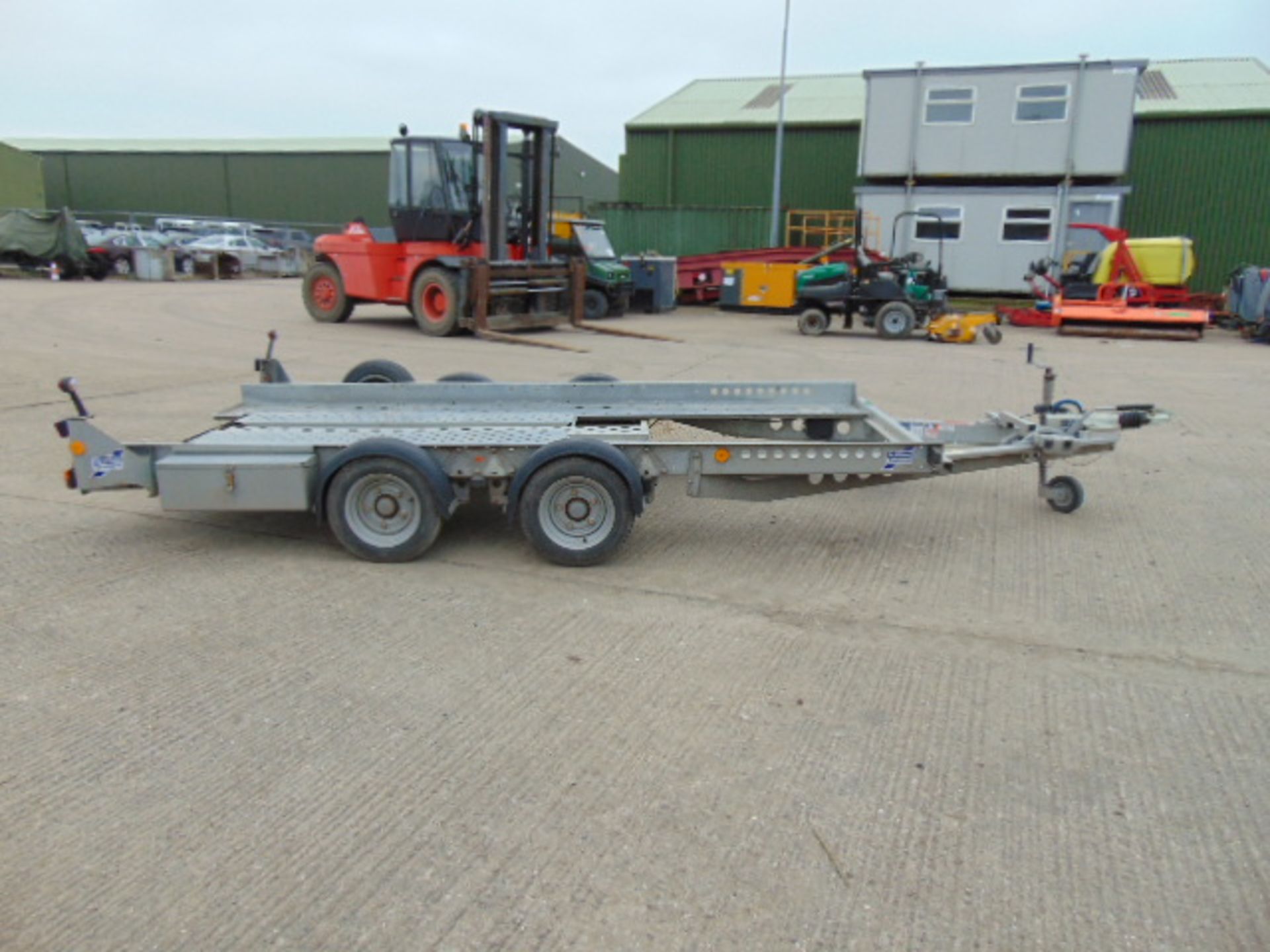 Ifor Williams Twin Axle Car Transporter Trailer c/w Pull Out Ramps - Image 4 of 16