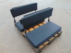 2 x Exmoor Trim Land Rover Defender Fold Down Rear Bench Seats as shown