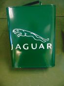 JAGUAR 1 GALL PETROL/ OIL CAN WITH BRASS CAP - UNUSED