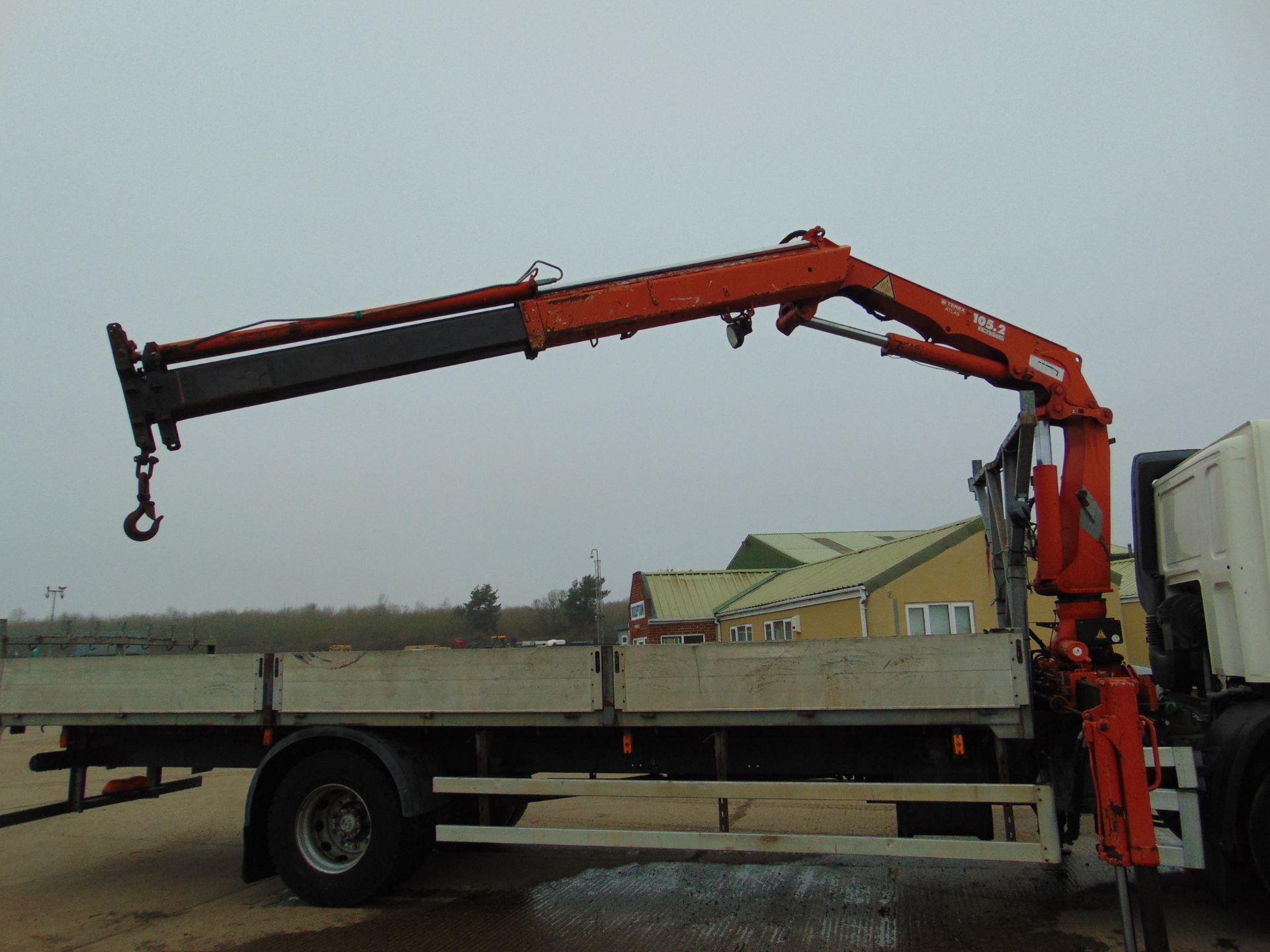 DAF CF 65.220 18 Tonne 24 ft Dropside c/w Terex Atlas 105.2 Crane ONLY 67,500 Miles From Govt Dept - Image 9 of 29