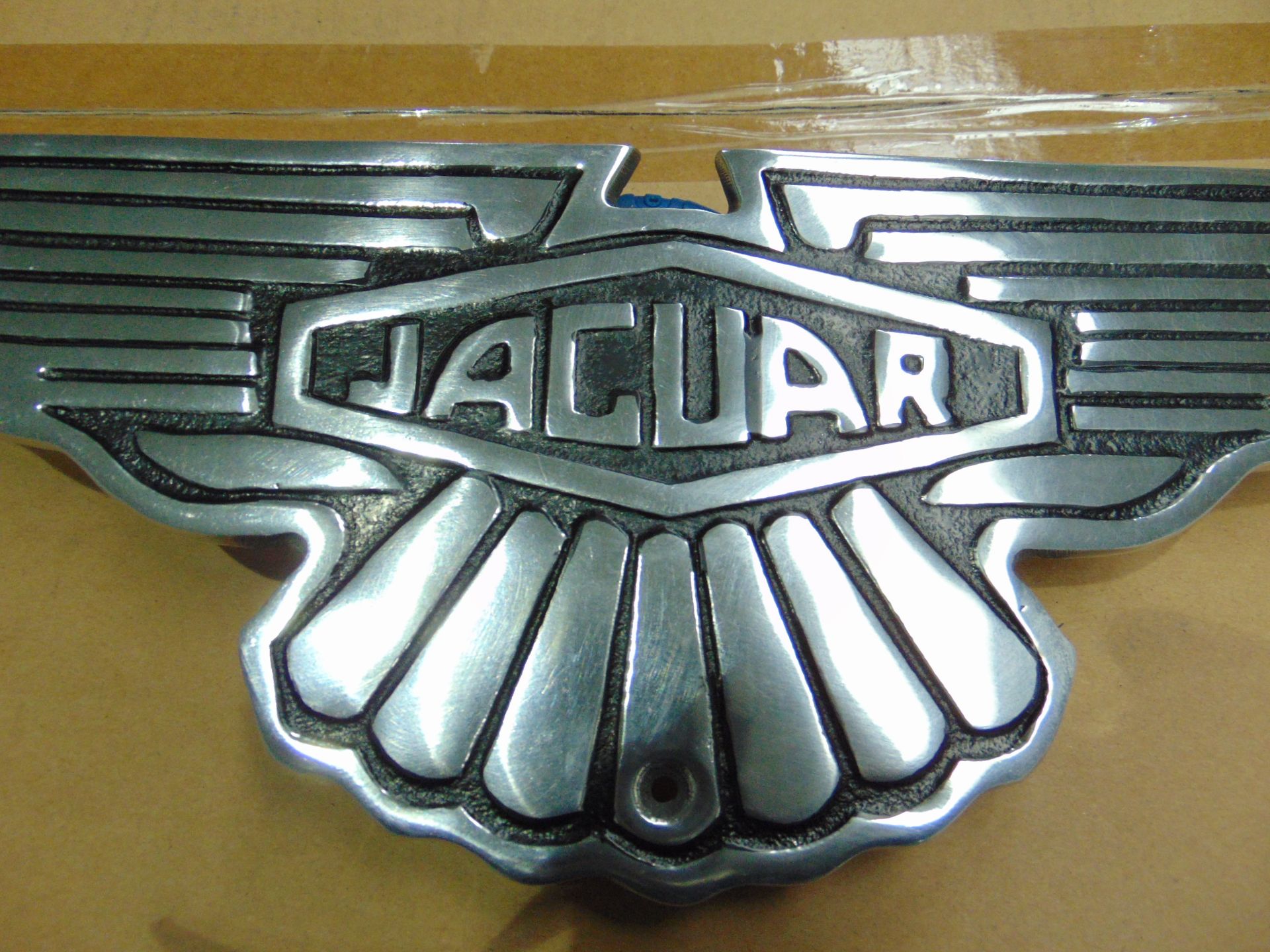 CAST ALUMINIUM JAGUAR SIGN. - Image 3 of 4