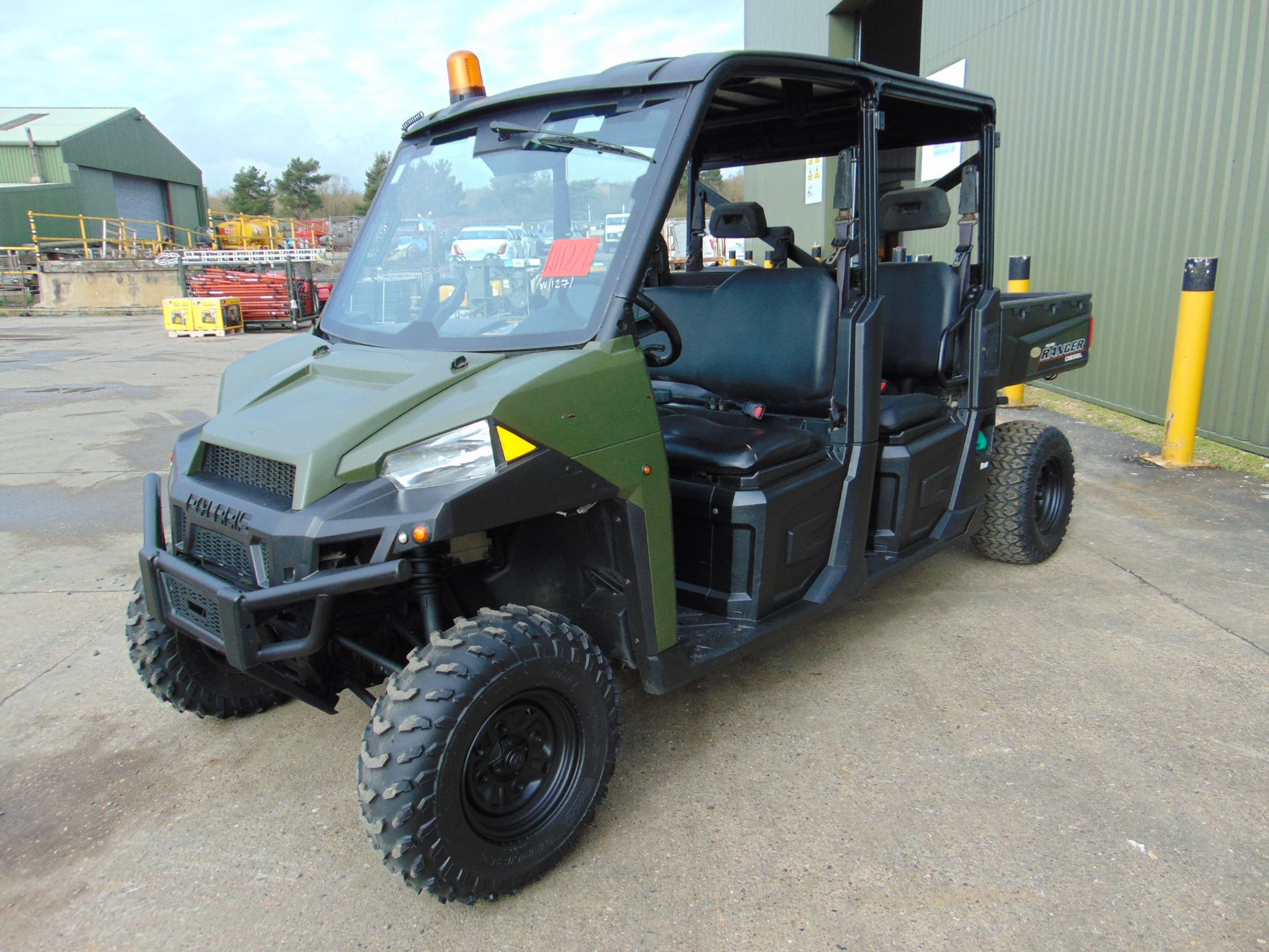 Polaris Ranger Crew Cab Diesel Utility Vehicle 1,190 Hrs only from Govt Dept - Image 4 of 25