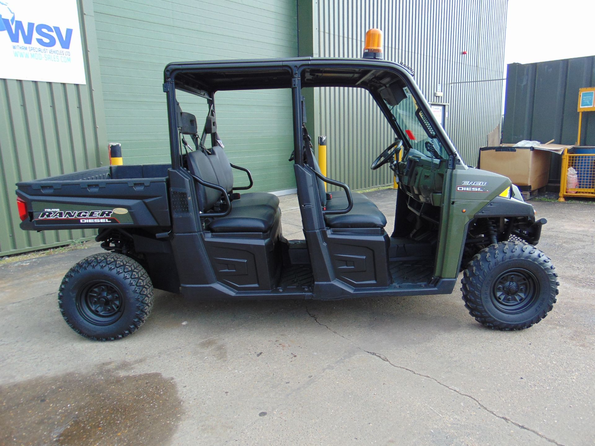 Polaris Ranger Crew Cab Diesel Utility Vehicle 1,190 Hrs only from Govt Dept - Image 6 of 25