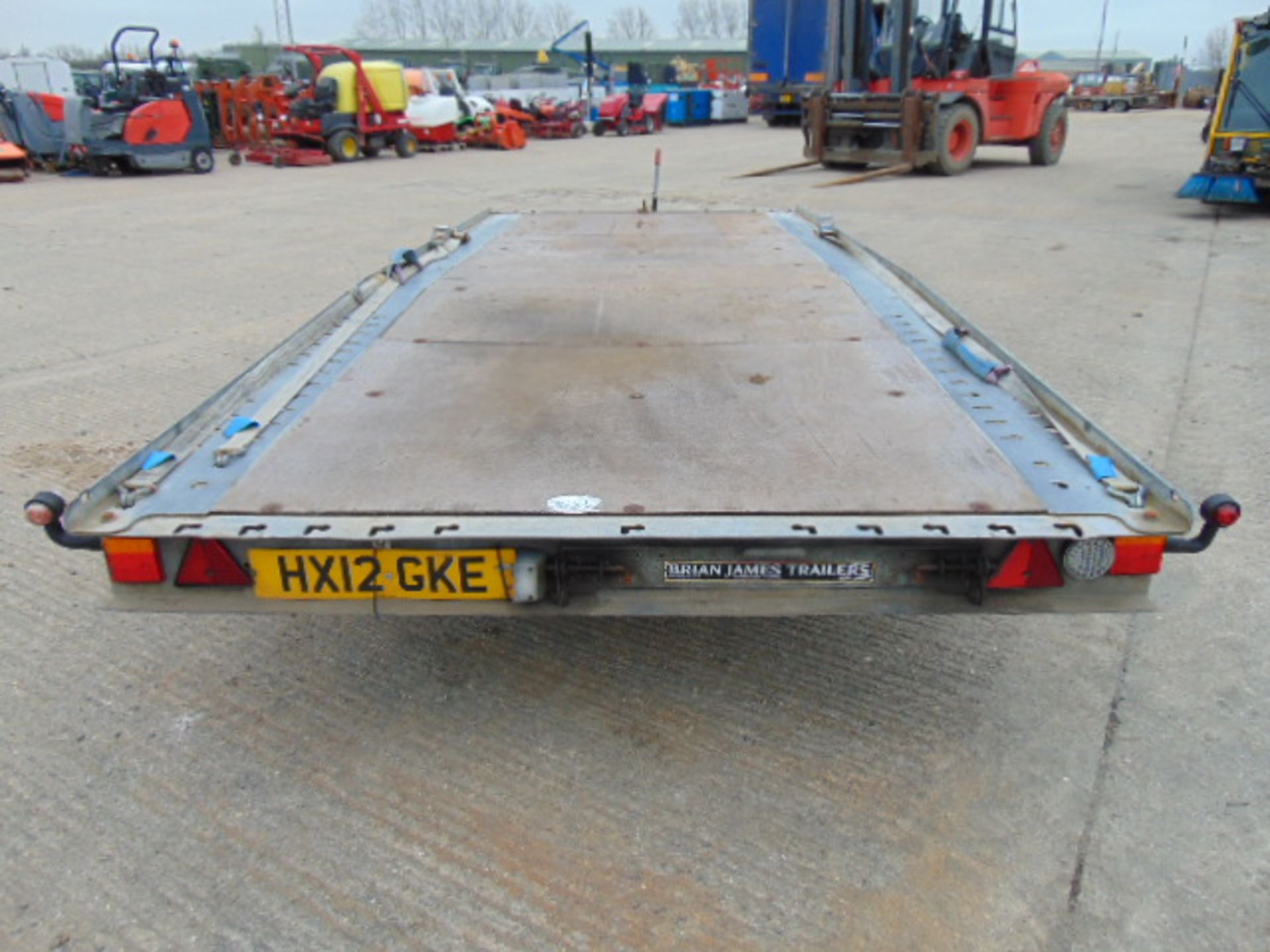 Brian James Twin Axle Car Transporter Trailer c/w Pull Out Ramps - Image 5 of 13