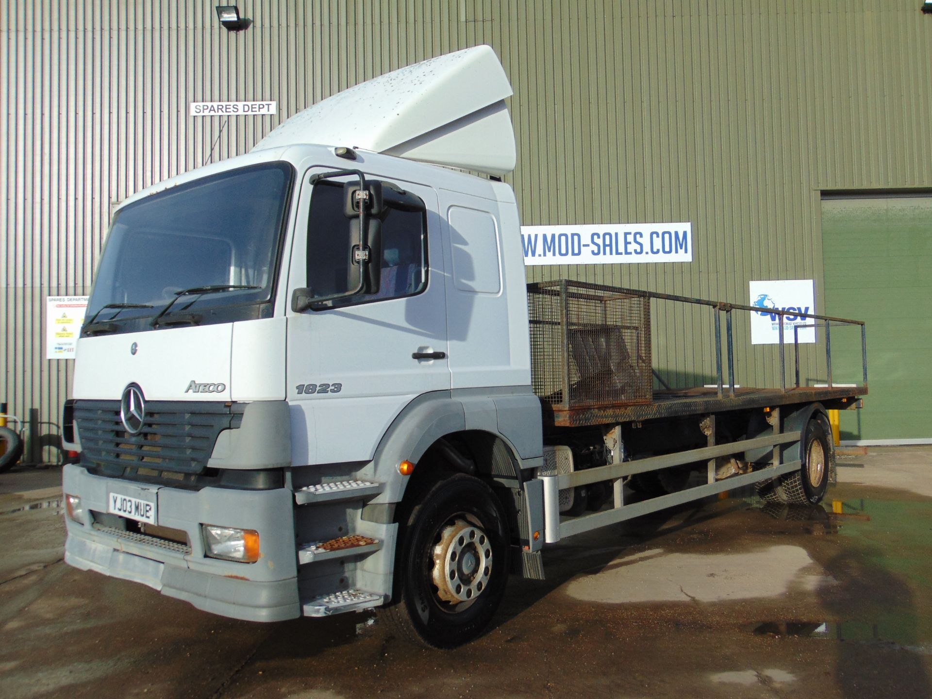 2003 Mercedes Atego 4x2 1823 Manual Flatbed Truck