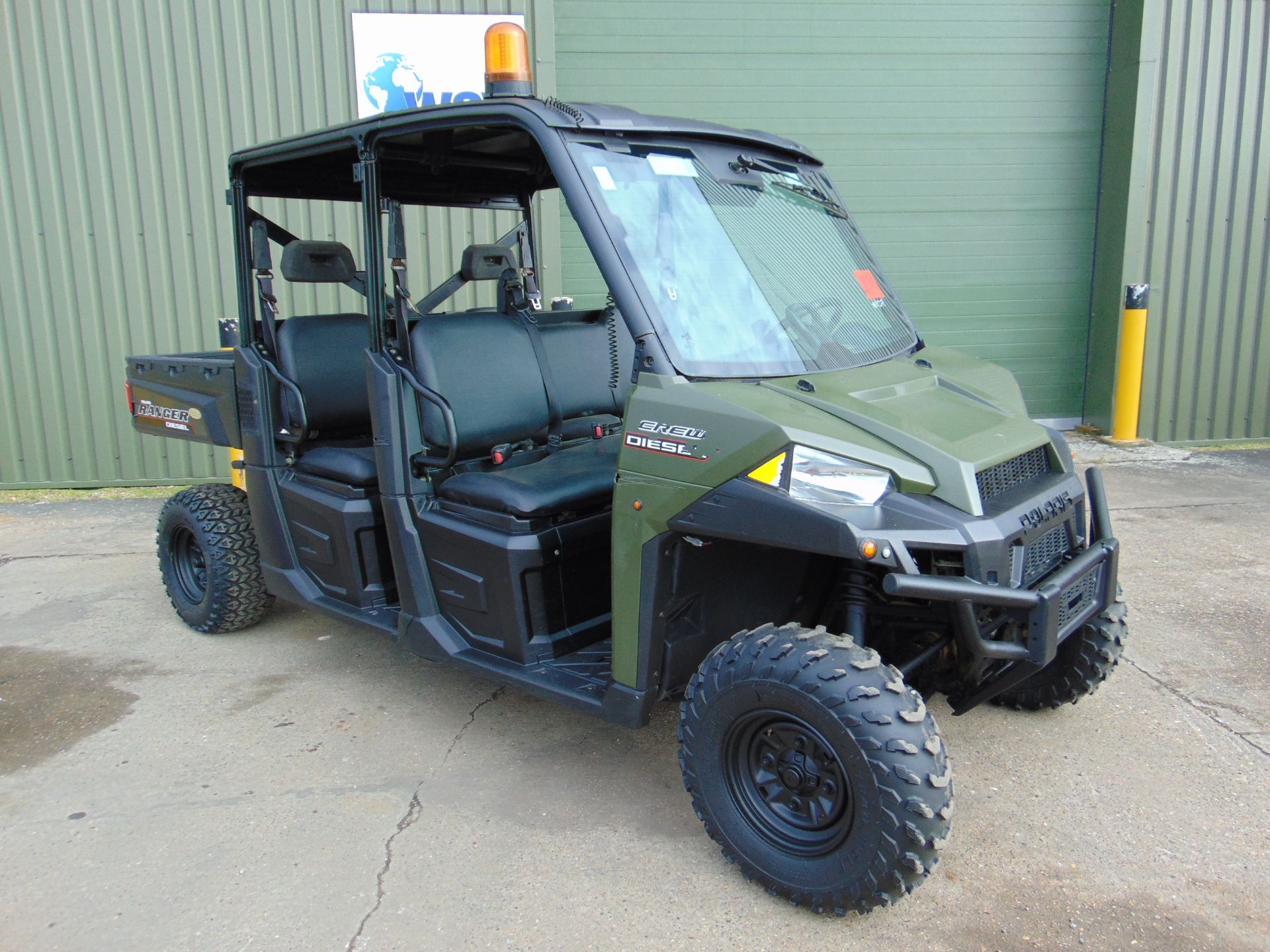Polaris Ranger Crew Cab Diesel Utility Vehicle 1,190 Hrs only from Govt Dept - Image 2 of 25