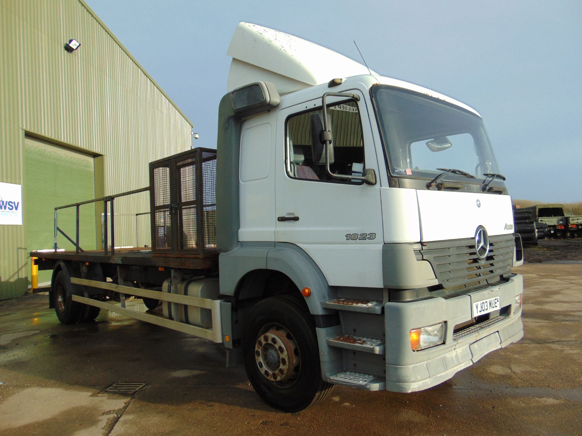 2003 Mercedes Atego 4x2 1823 Manual Flatbed Truck - Image 3 of 20