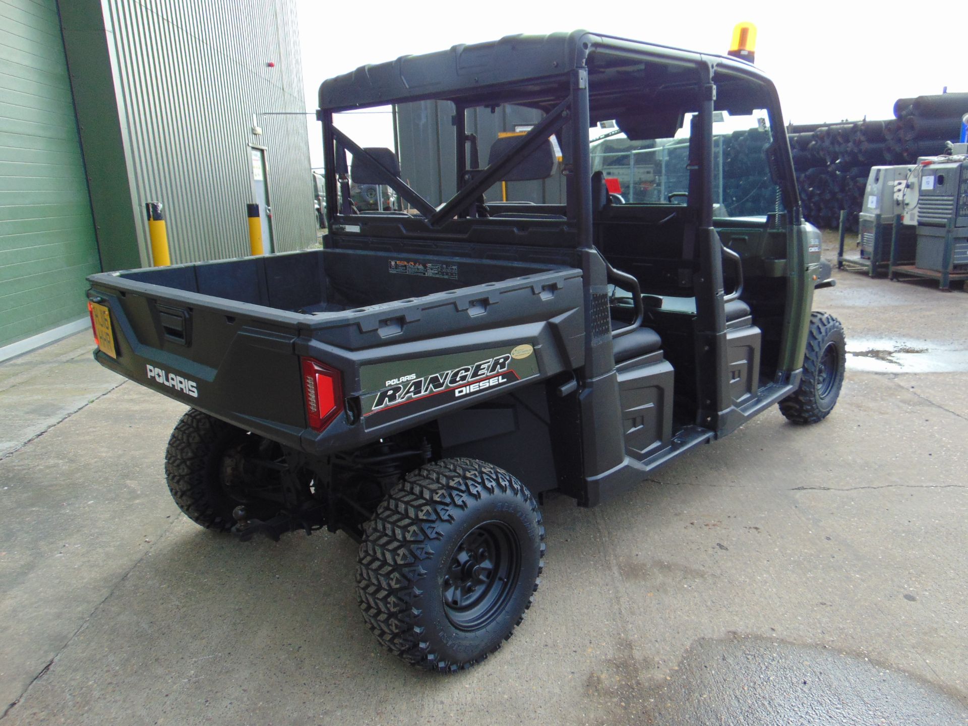Polaris Ranger Crew Cab Diesel Utility Vehicle 1,190 Hrs only from Govt Dept - Image 7 of 25