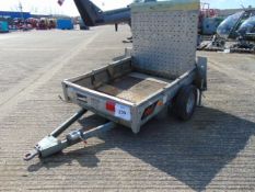 ALUMINIUM 2 WHEEL PLANT TRAILER C/W REAR RAMP