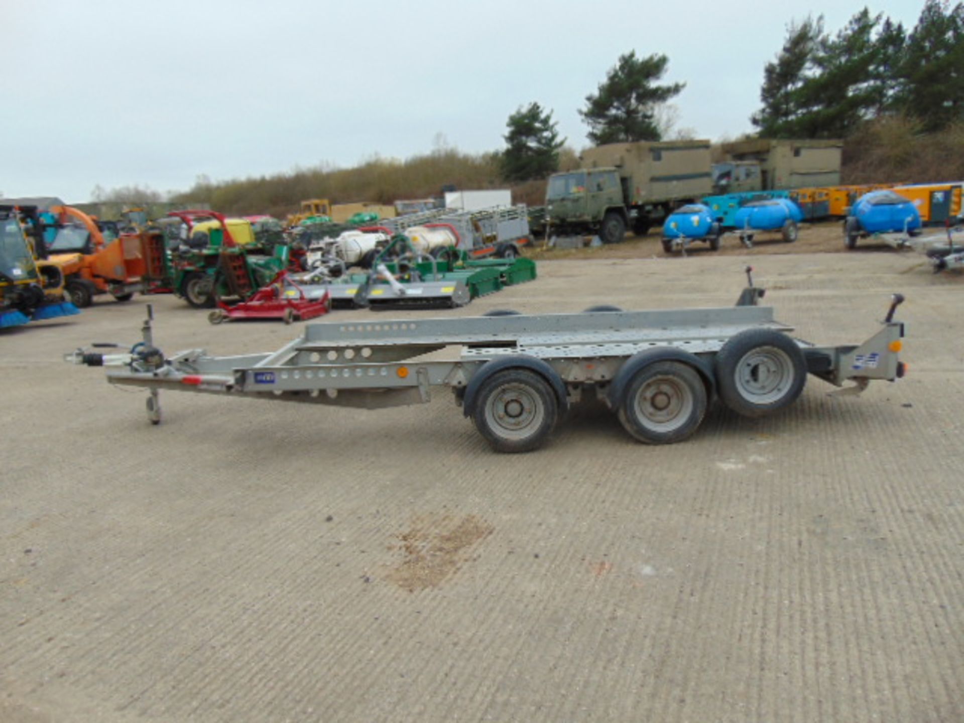 Ifor Williams Twin Axle Car Transporter Trailer c/w Pull Out Ramps - Image 8 of 16