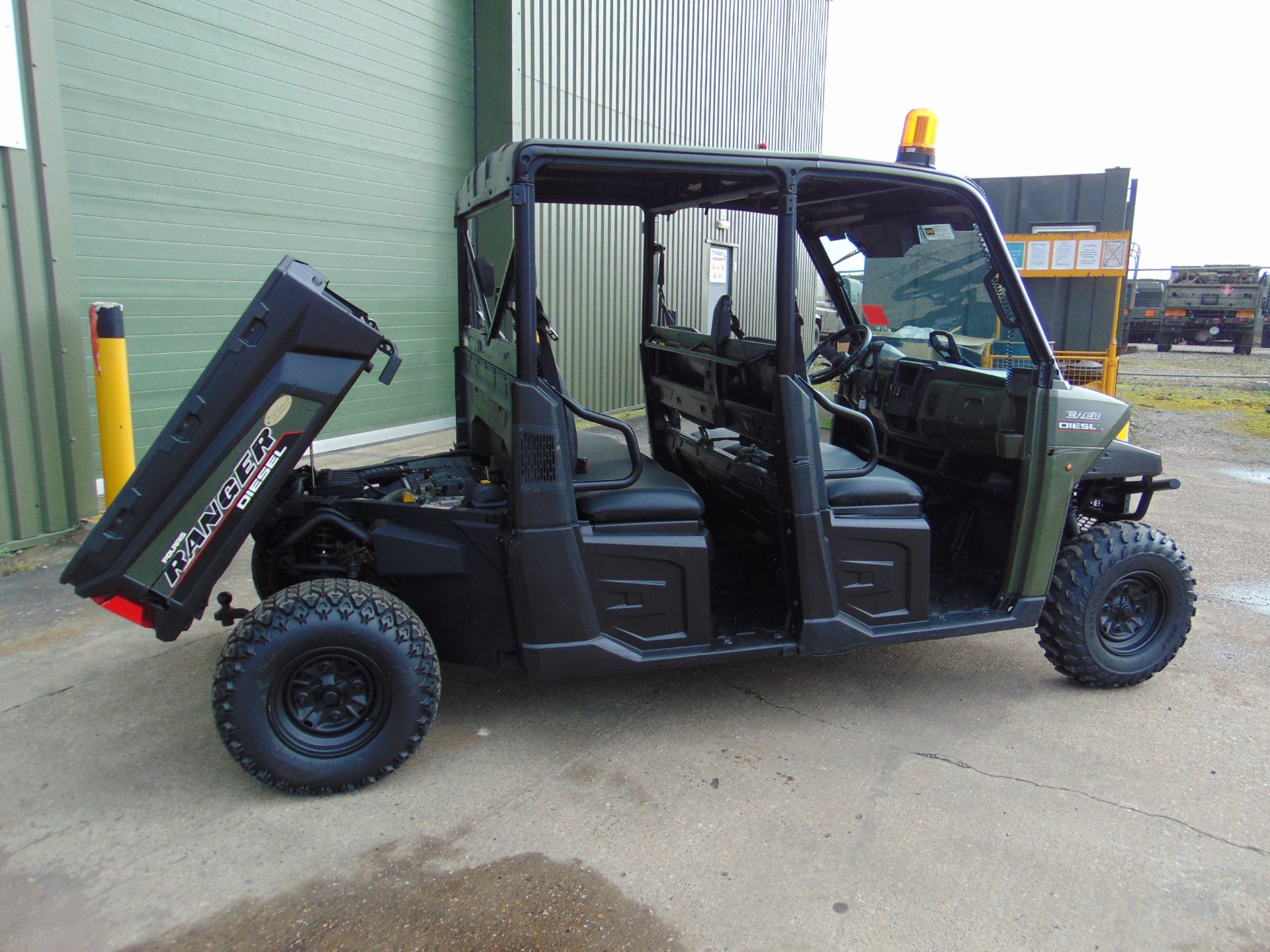 Polaris Ranger Crew Cab Diesel Utility Vehicle 1,190 Hrs only from Govt Dept - Image 12 of 25