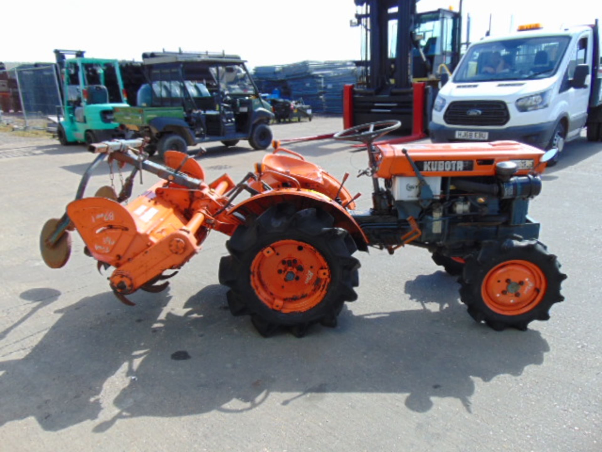 Kubota B7000 4x4 Compact Tractor c/w Rotavator - Image 4 of 19